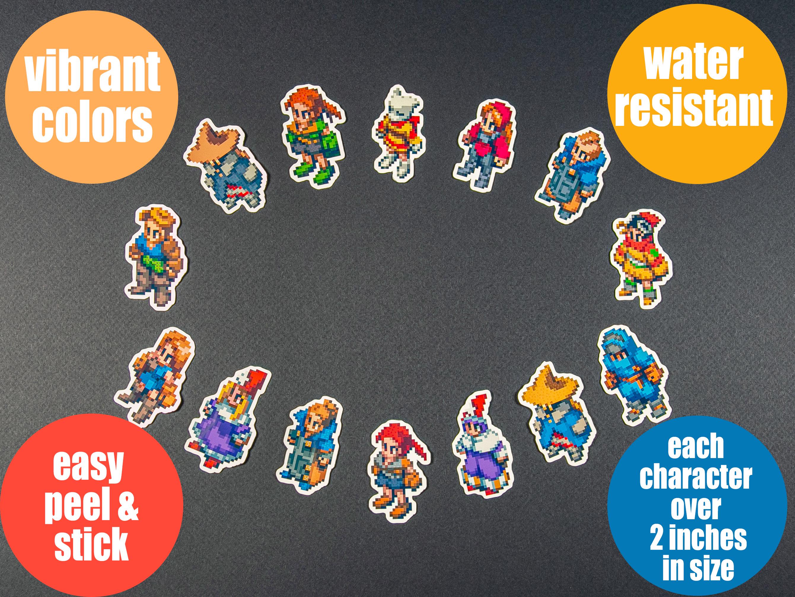 Final Fantasy Tactics 3D Shadow Box + sticker bundle • Handmade Diorama • Handmade Gift • Video game Art •  Video game Gifts