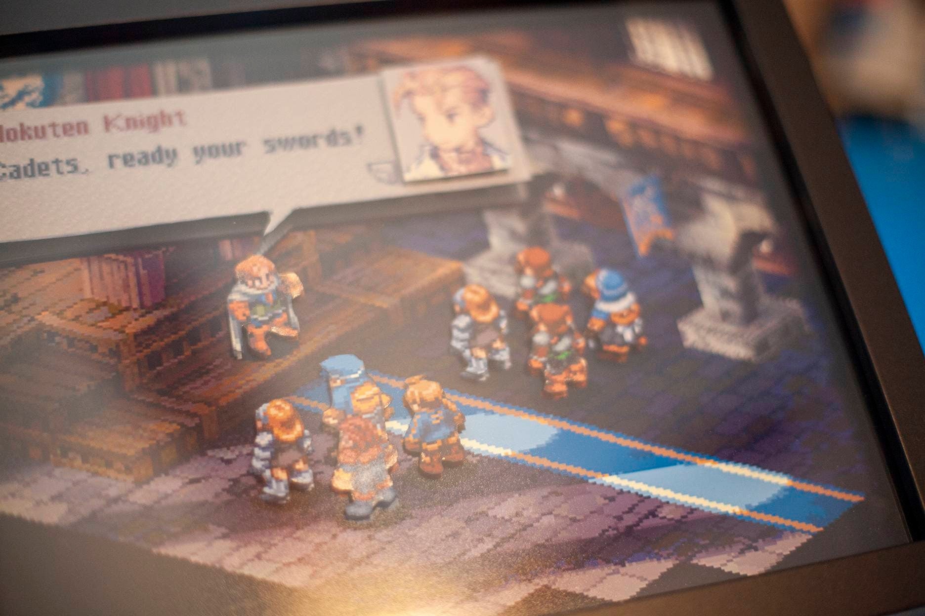 Final Fantasy Tactics Ready your Swords 3D Diorama