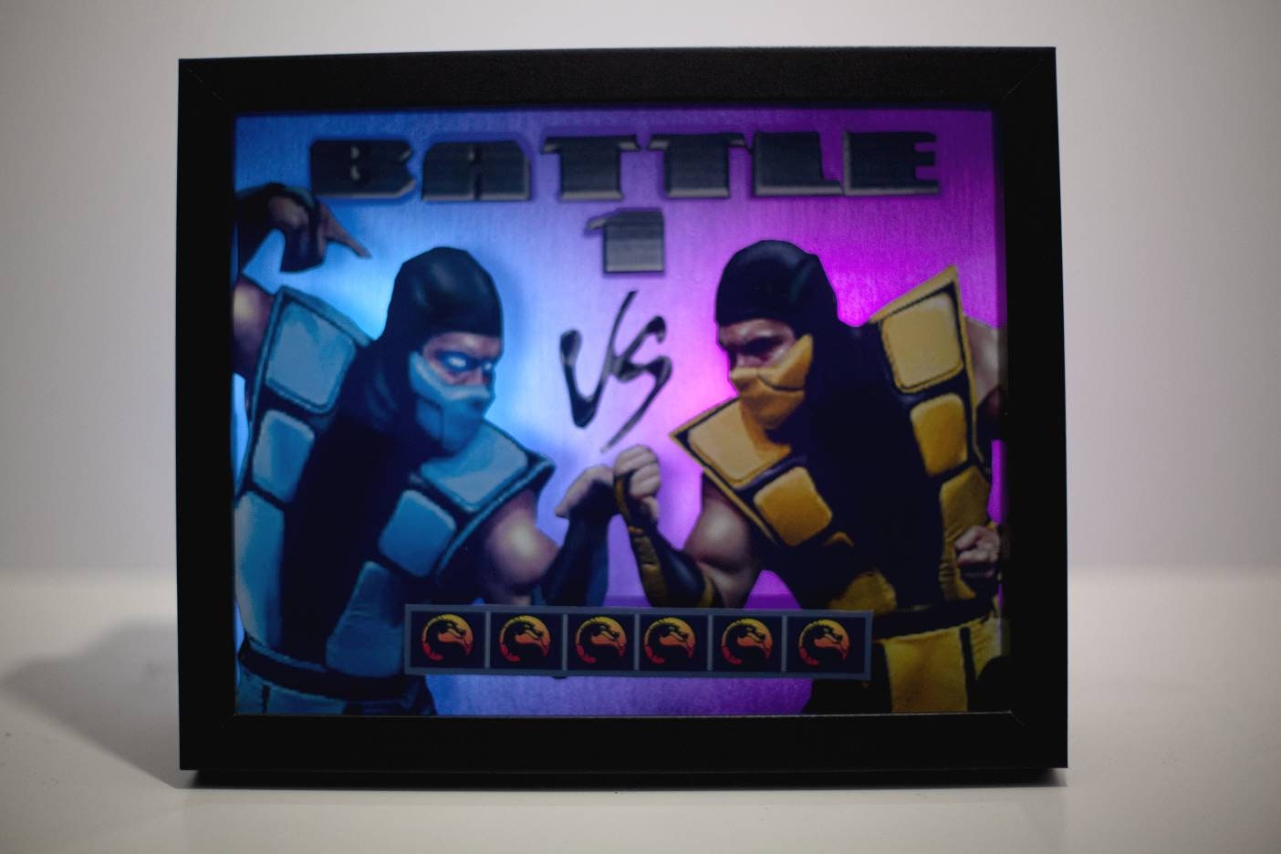 Mortal Kombat LED Shadowbox Diorama