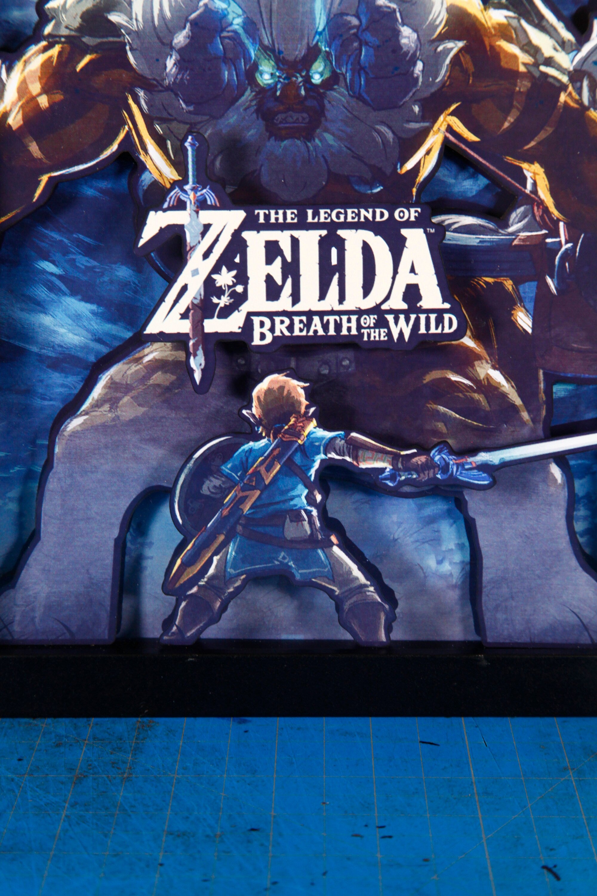 Legend of Zelda: Breath of the Wild 3D Shadow Box - Handmade Wall Art