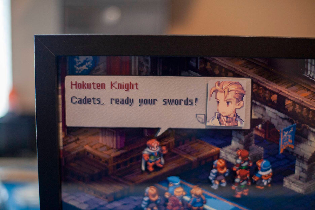 Final Fantasy Tactics Ready your Swords 3D Diorama
