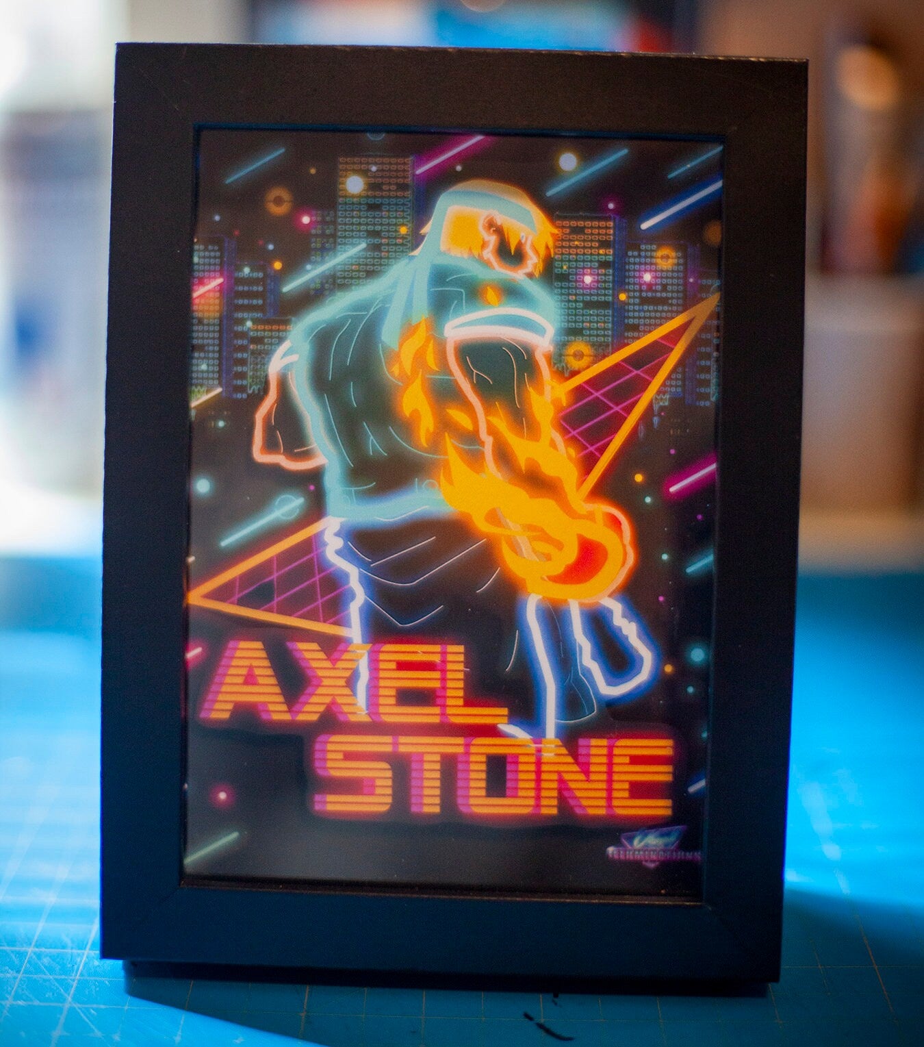 Axel Stone Led Shadowbox Diorama