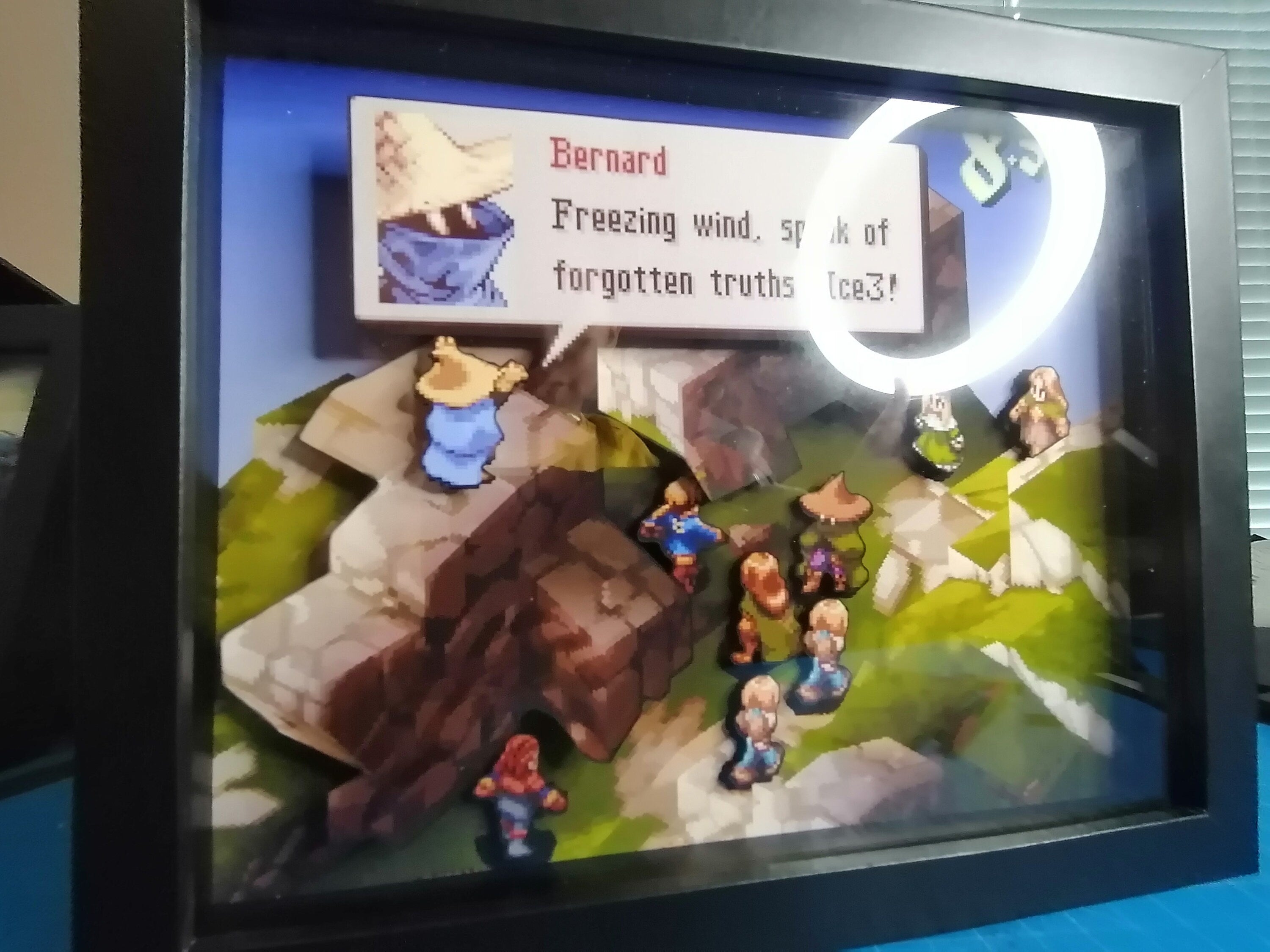 Final Fantasy Tactics framed 3D Wall Art