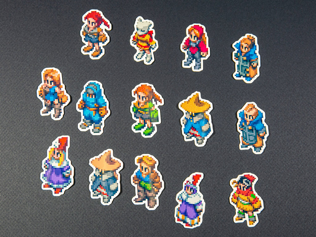 Videogame Sticker | Final Fantasy Tactics stickers | Laptop iPad Bullet Journal Planner Vinyl Glossy Stickers set 2
