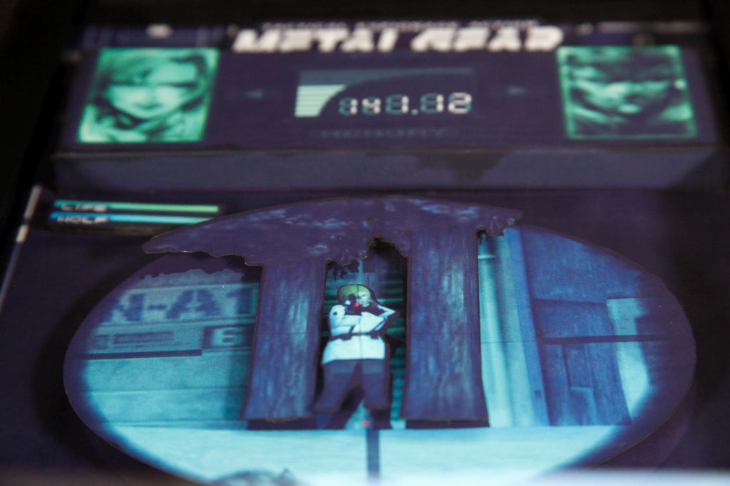 Solid Snake Sniper Wolf 3D shadow box| Metal Gear Solid | Wall Decor | Gift for Gamers | Classic Games |Unique Gaming gift| |birthday idea |