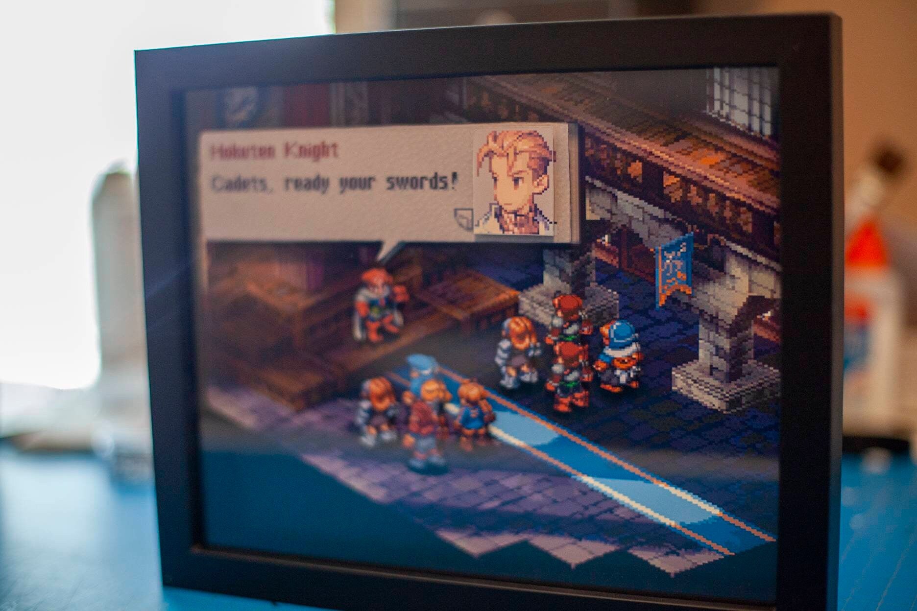 Final Fantasy Tactics Ready your Swords 3D Diorama