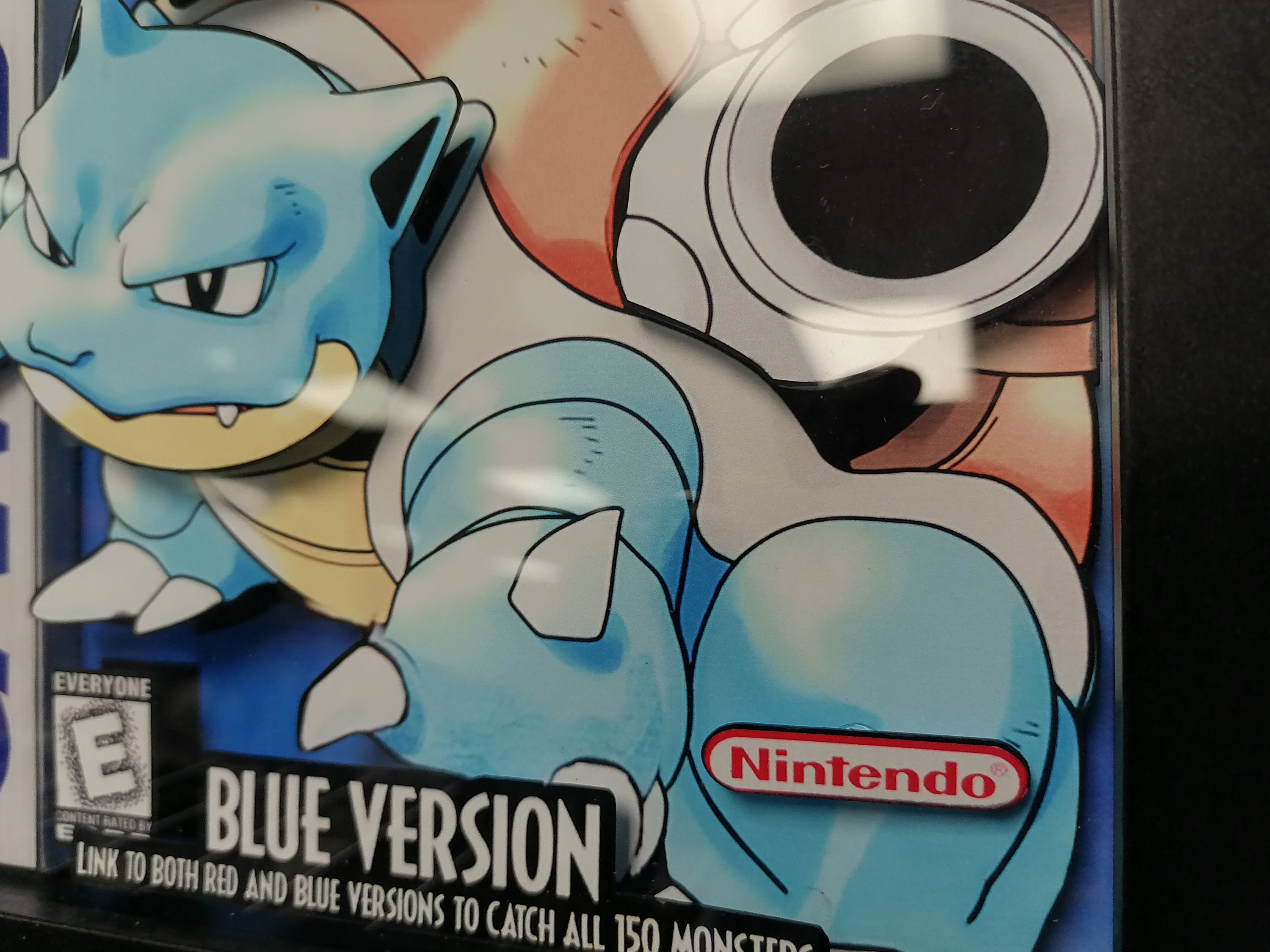 New!! Blastoise Blue Version 3d Shadowbox Diorama