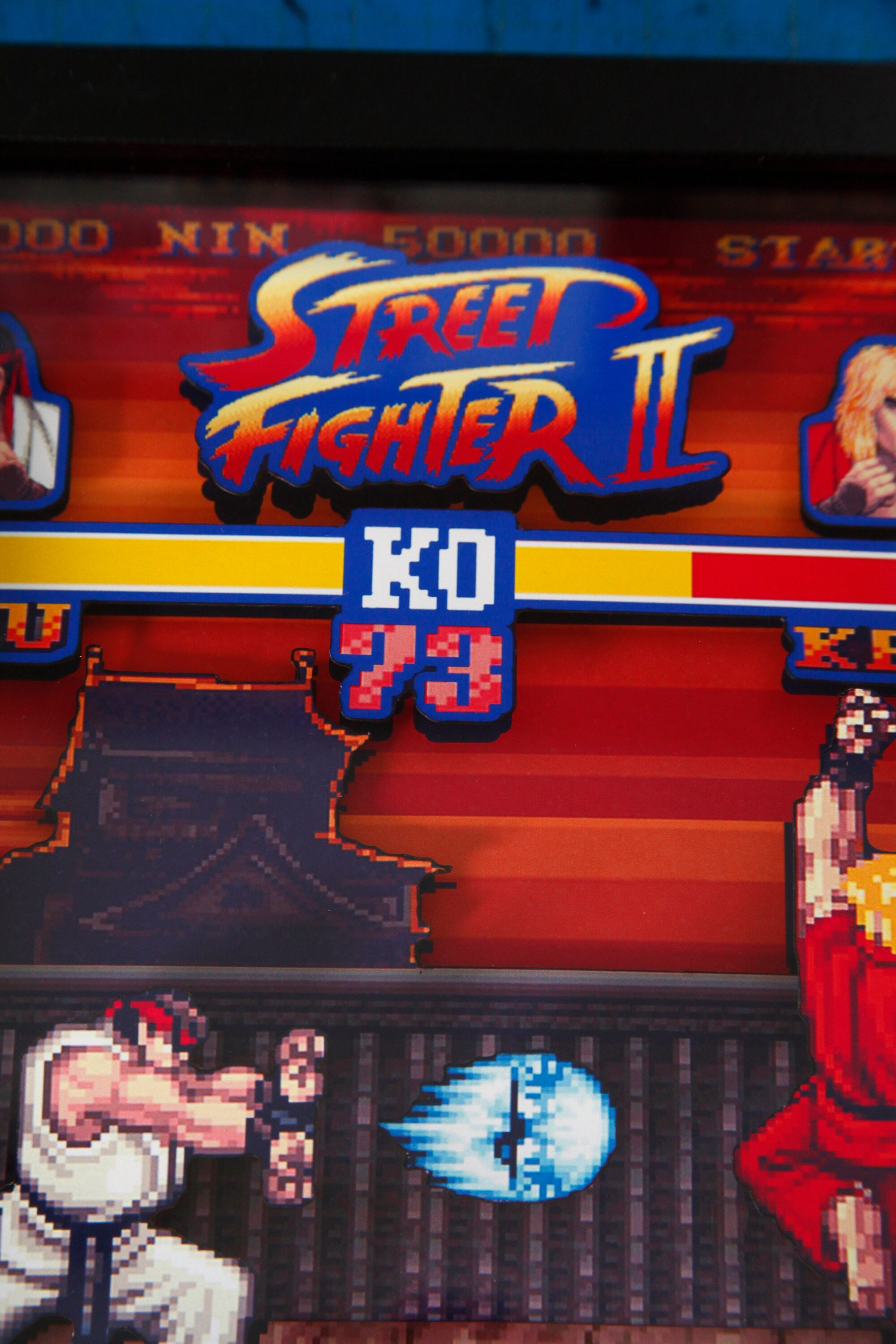 Street Fighter 2 3D shadow box