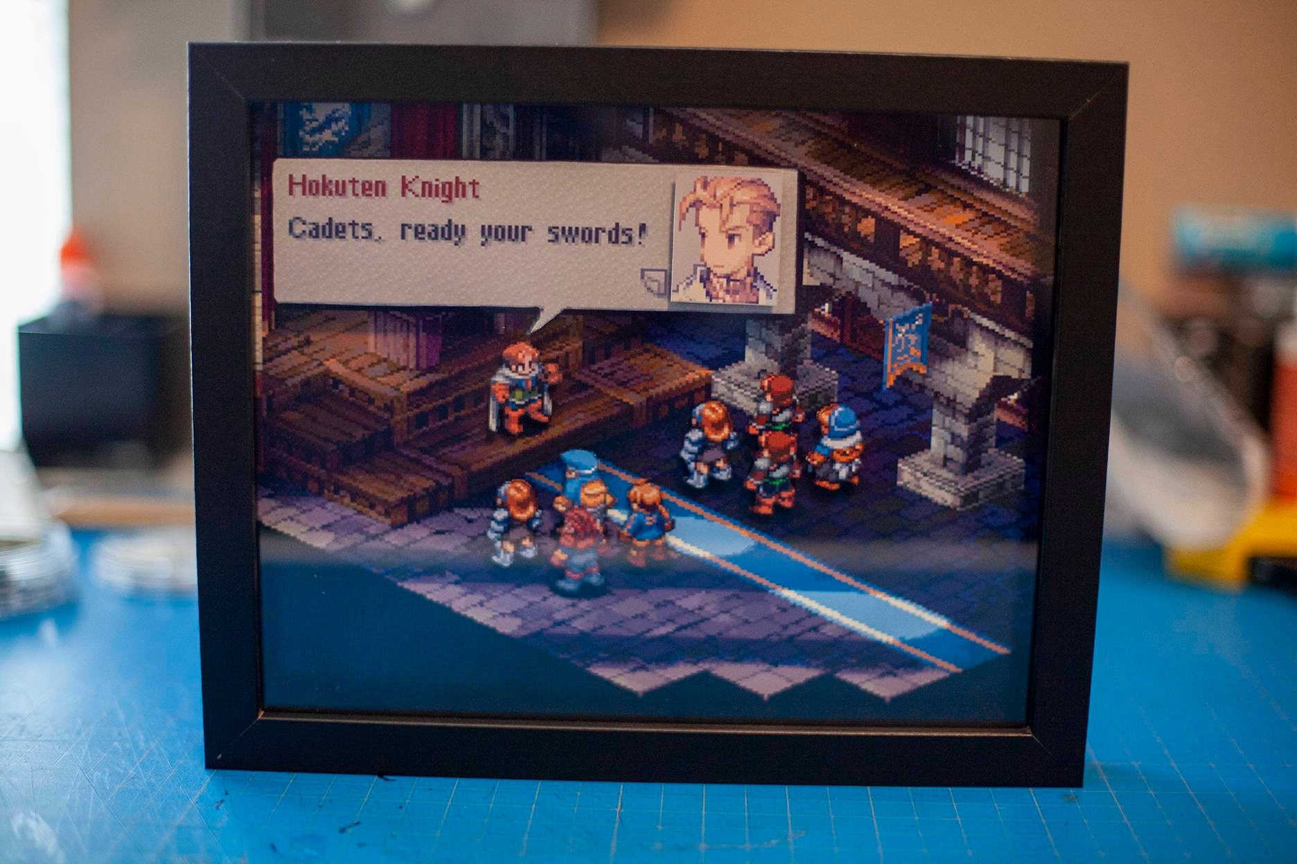 Final Fantasy Tactics Ready your Swords 3D Diorama