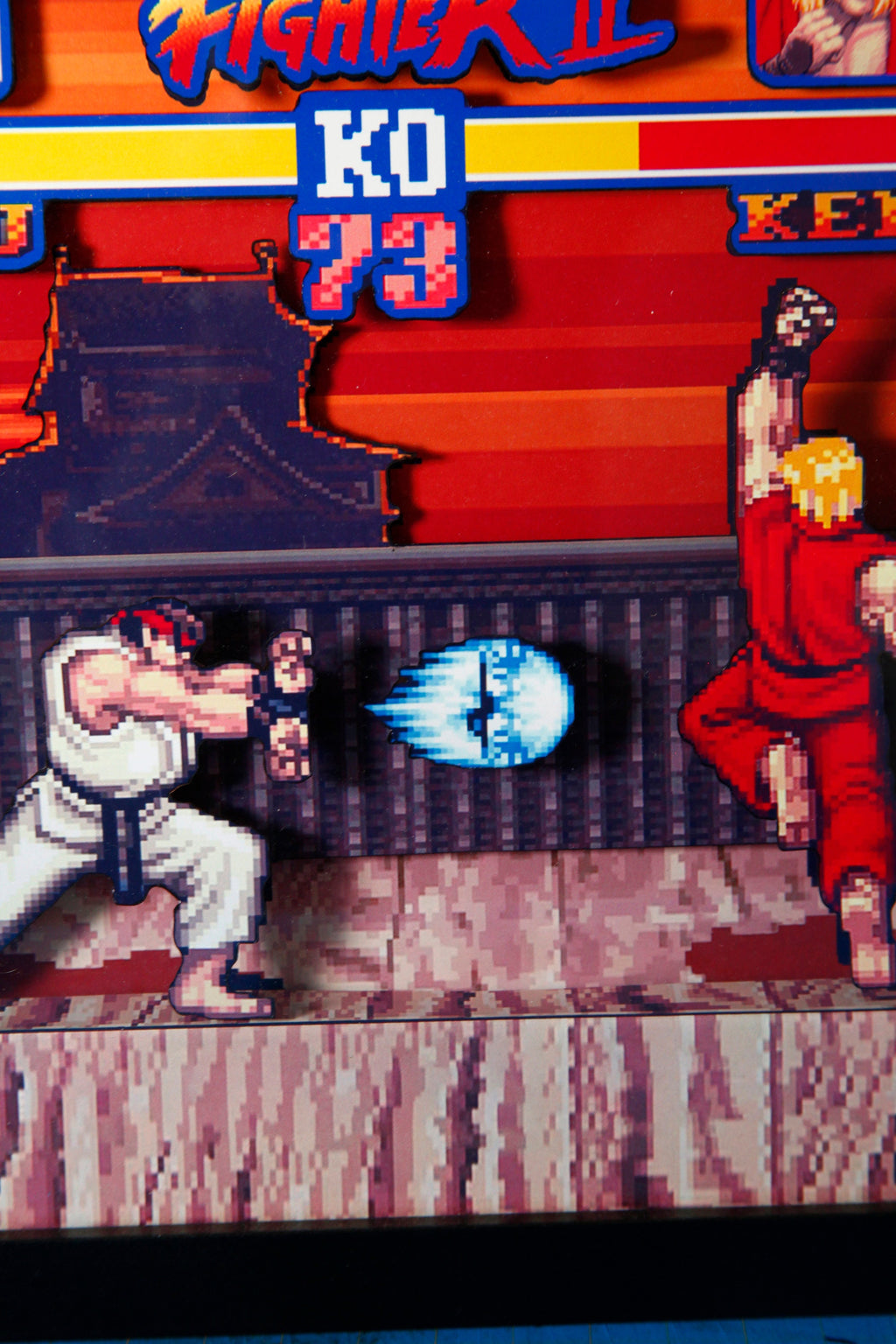 Street Fighter 2 3D shadow box