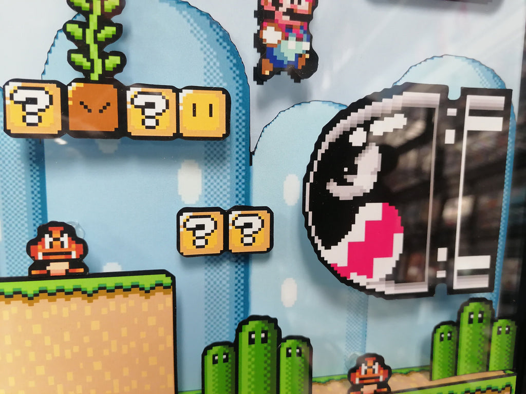 Super Mario World 3d shadowbox