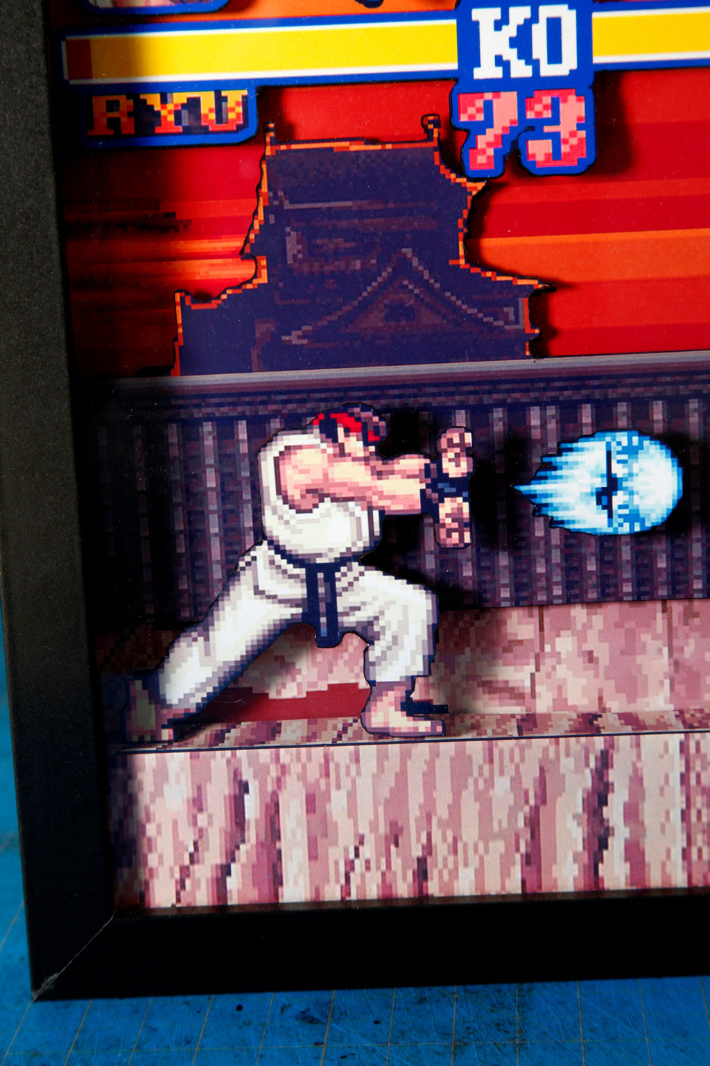 Street Fighter 2 3D shadow box