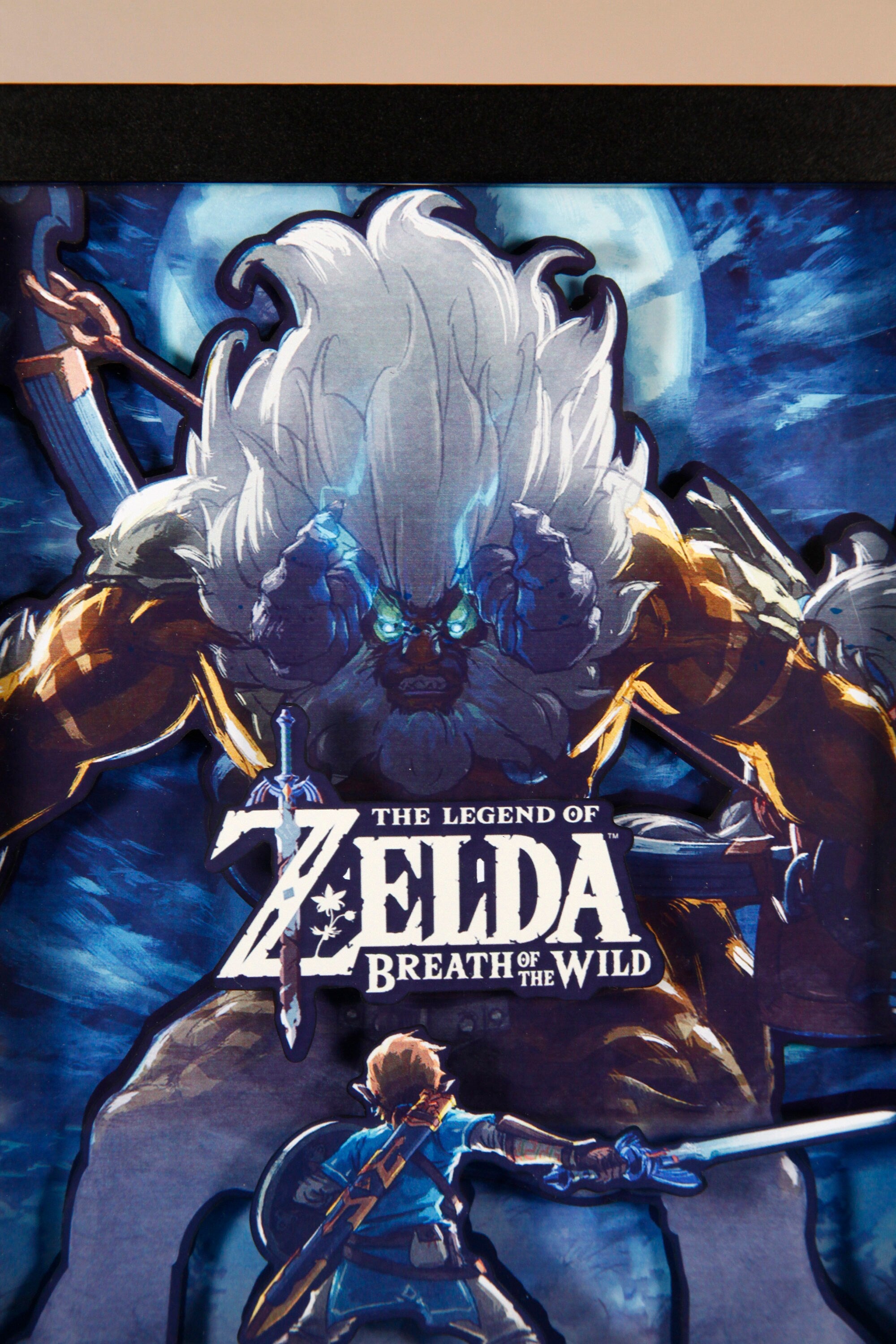 Legend of Zelda: Breath of the Wild 3D Shadow Box - Handmade Wall Art