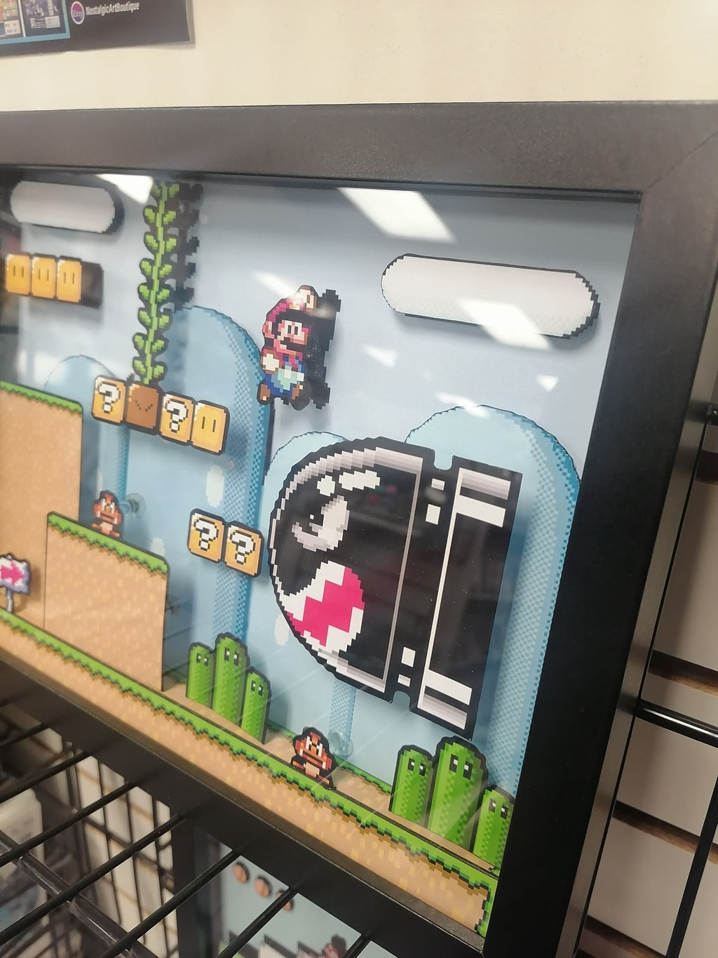 Super Mario World 3d shadowbox