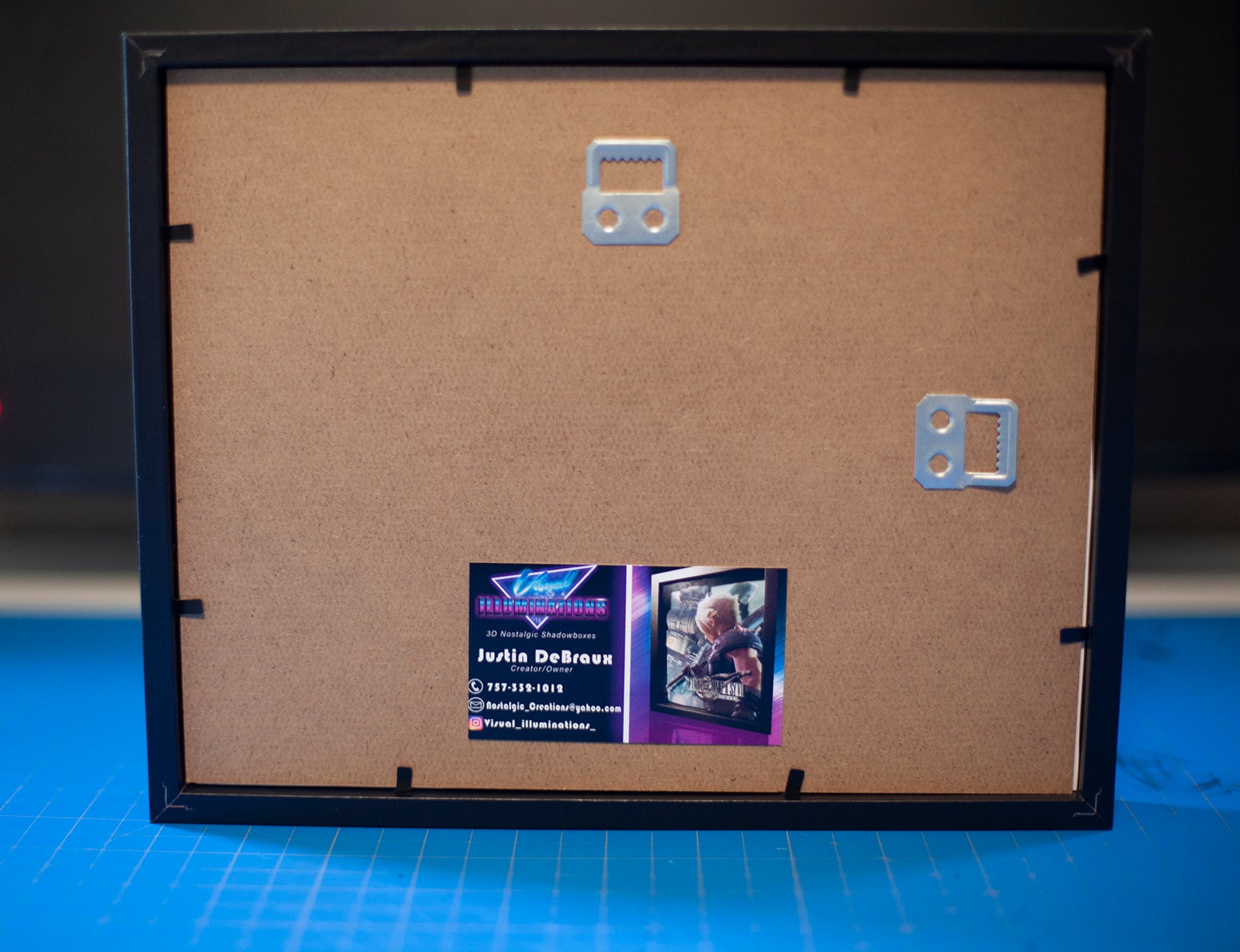 Super Metroid Title Screen Videogame Shadowbox
