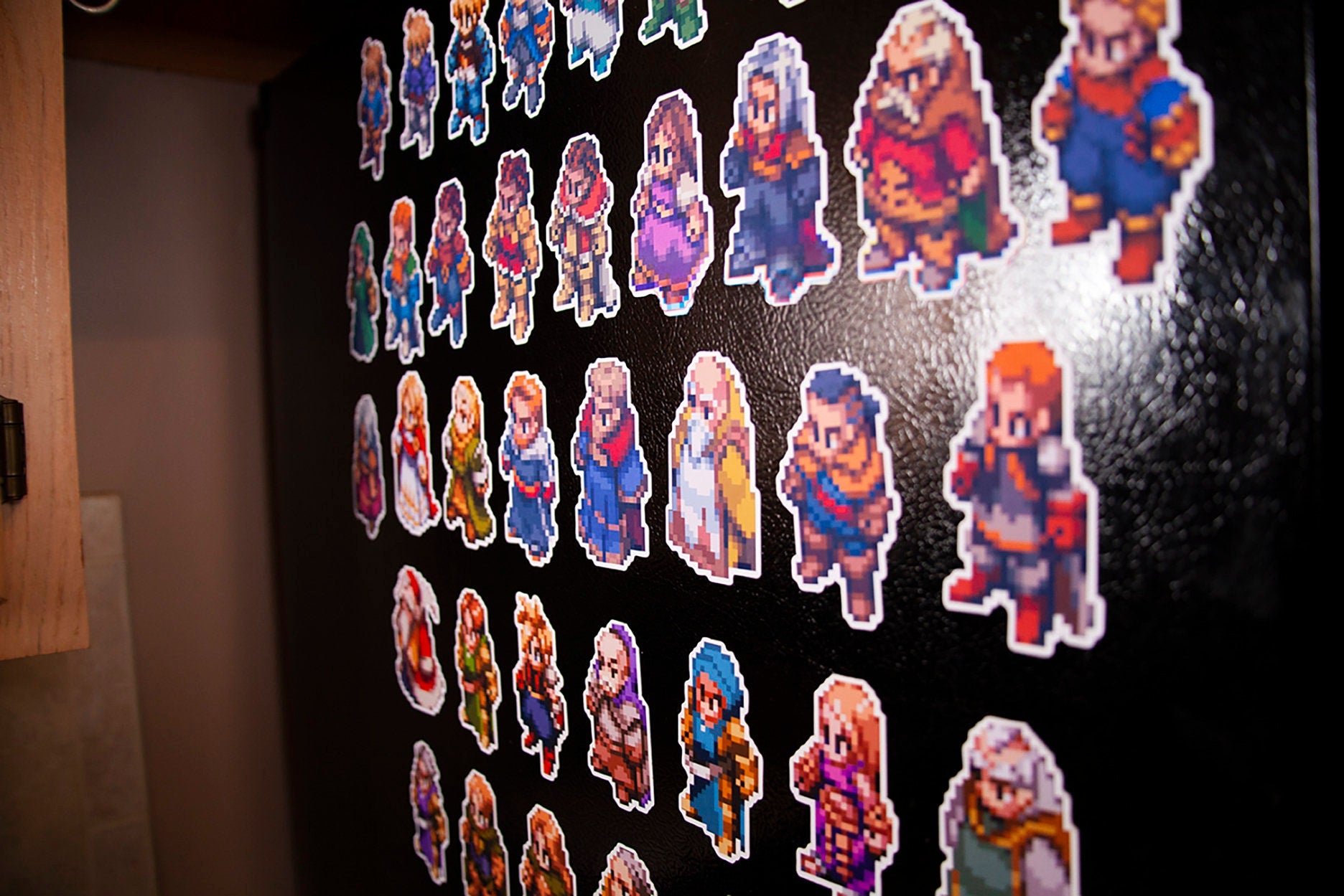 Videogame Refrigerator Magnets | Final Fantasy Tactic magnets whole set all characters