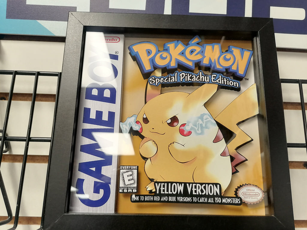 Pikachu 3D Shadow box Pokemon  Art Diorama