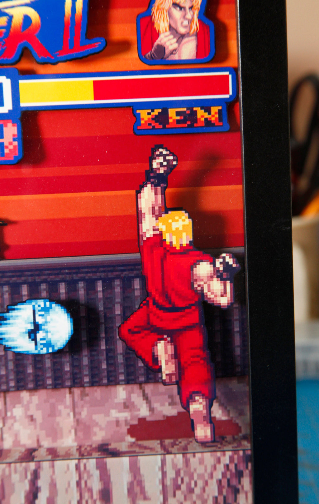 Street Fighter 2 3D shadow box