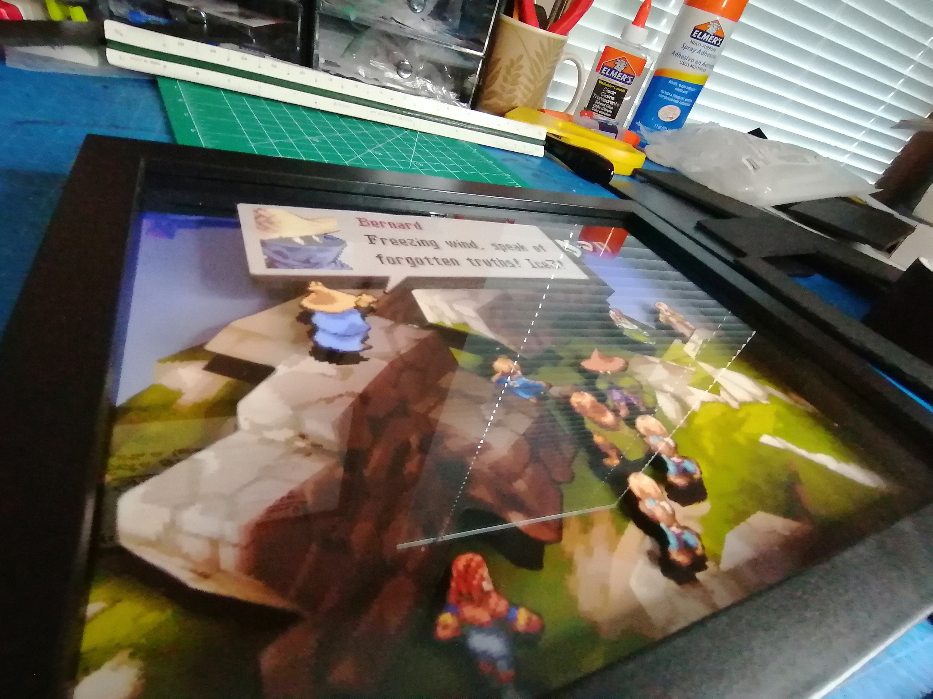 Final Fantasy Tactics framed 3D Wall Art