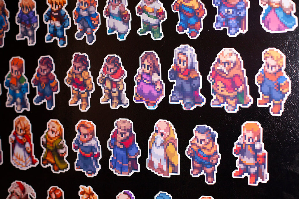 Videogame Refrigerator Magnets | Final Fantasy Tactic magnets whole set all characters