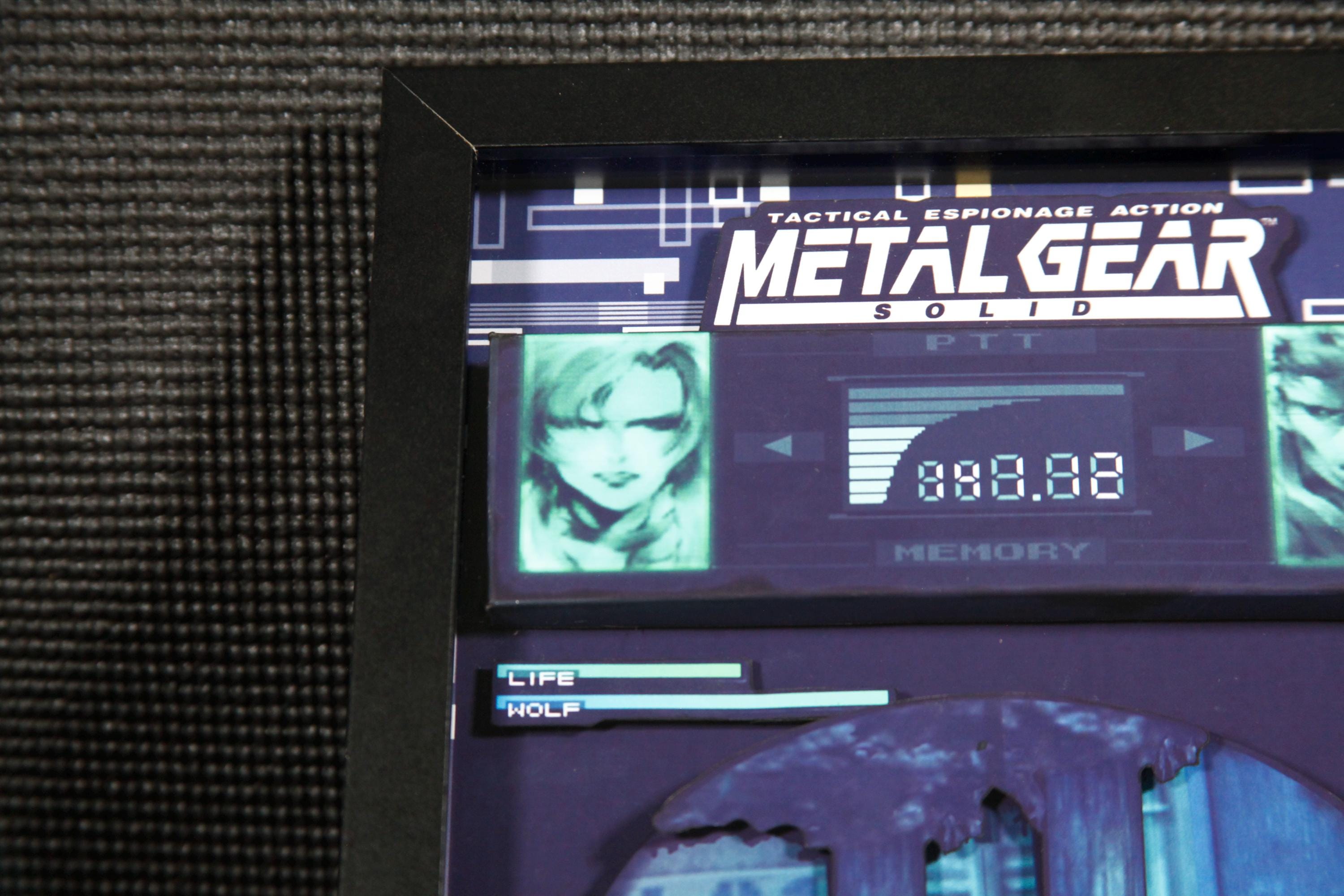 Solid Snake Sniper Wolf 3D shadow box| Metal Gear Solid | Wall Decor | Gift for Gamers | Classic Games |Unique Gaming gift| |birthday idea |