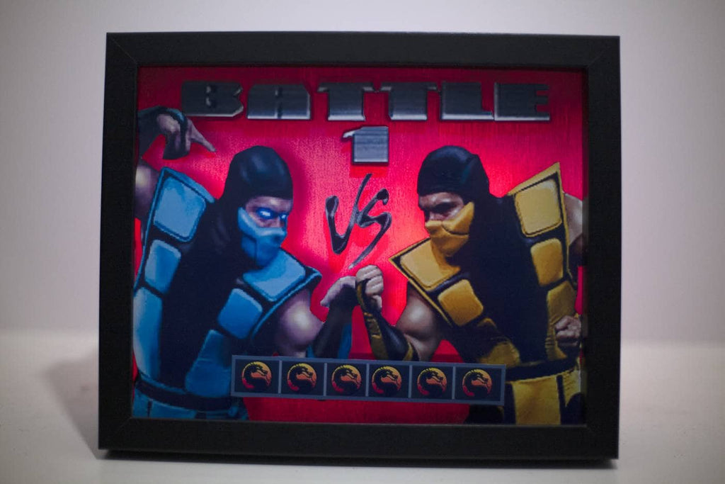 Mortal Kombat LED Shadowbox Diorama