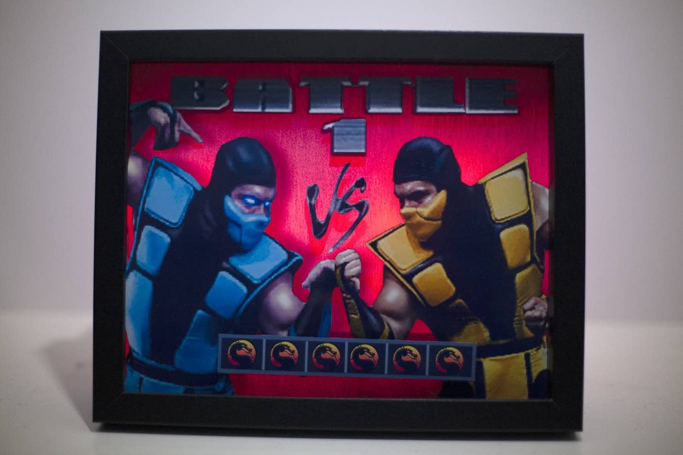 Mortal Kombat LED Shadowbox Diorama
