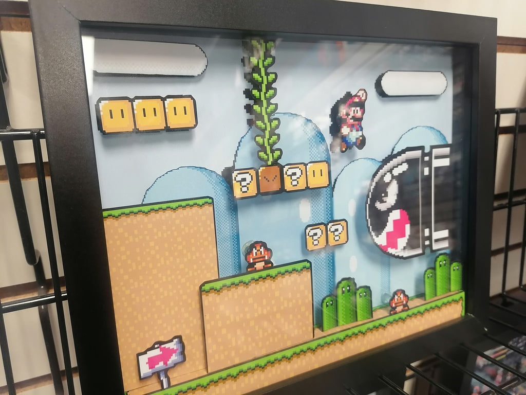 Super Mario World 3d shadowbox
