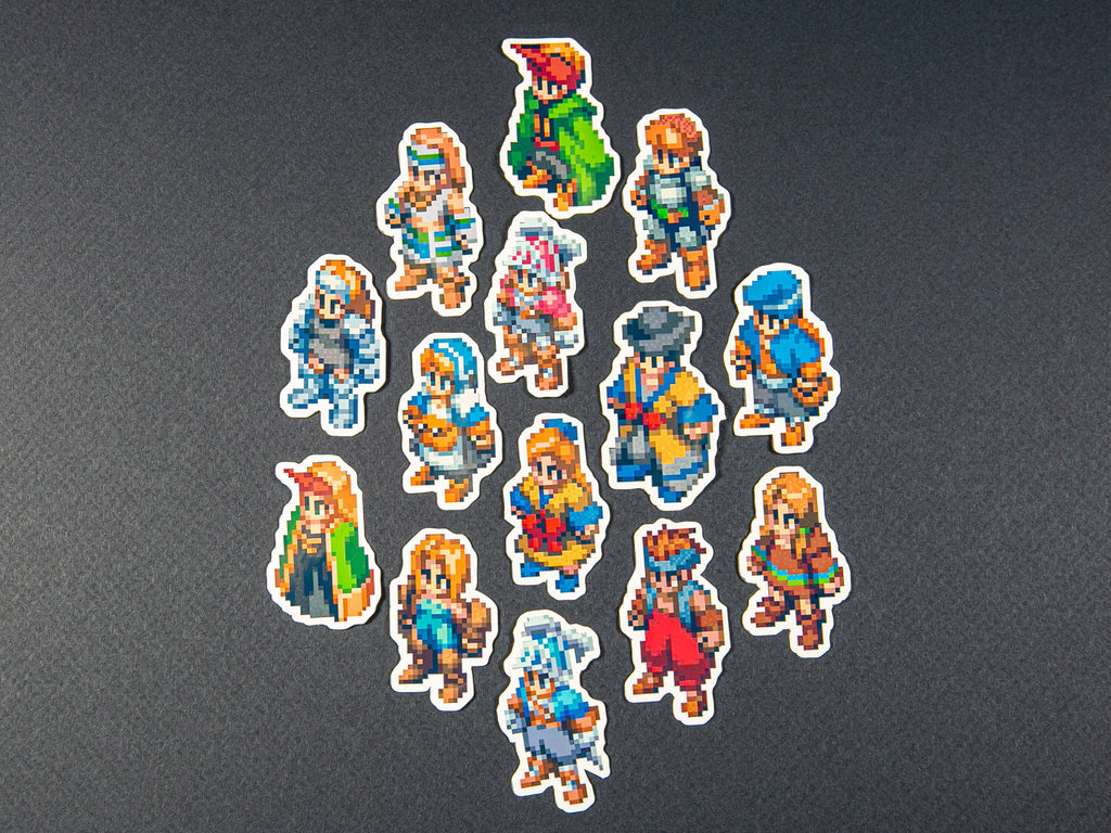 Videogame Sticker | Final Fantasy Tactics stickers | Laptop iPad Bullet Journal Planner Vinyl Glossy Stickers set 1