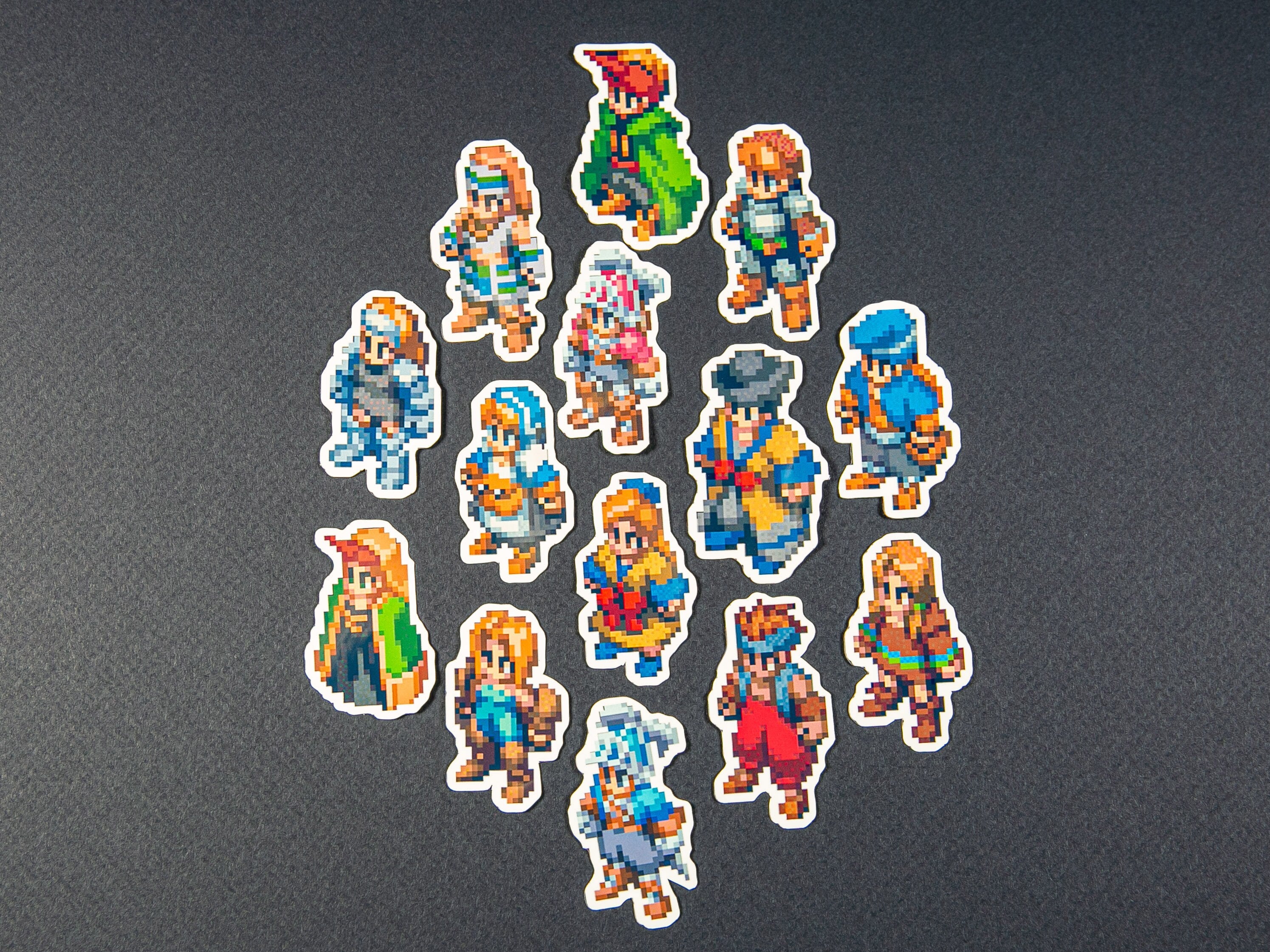 Videogame Sticker | Final Fantasy Tactics stickers | Laptop iPad Bullet Journal Planner Vinyl Glossy Stickers set 1
