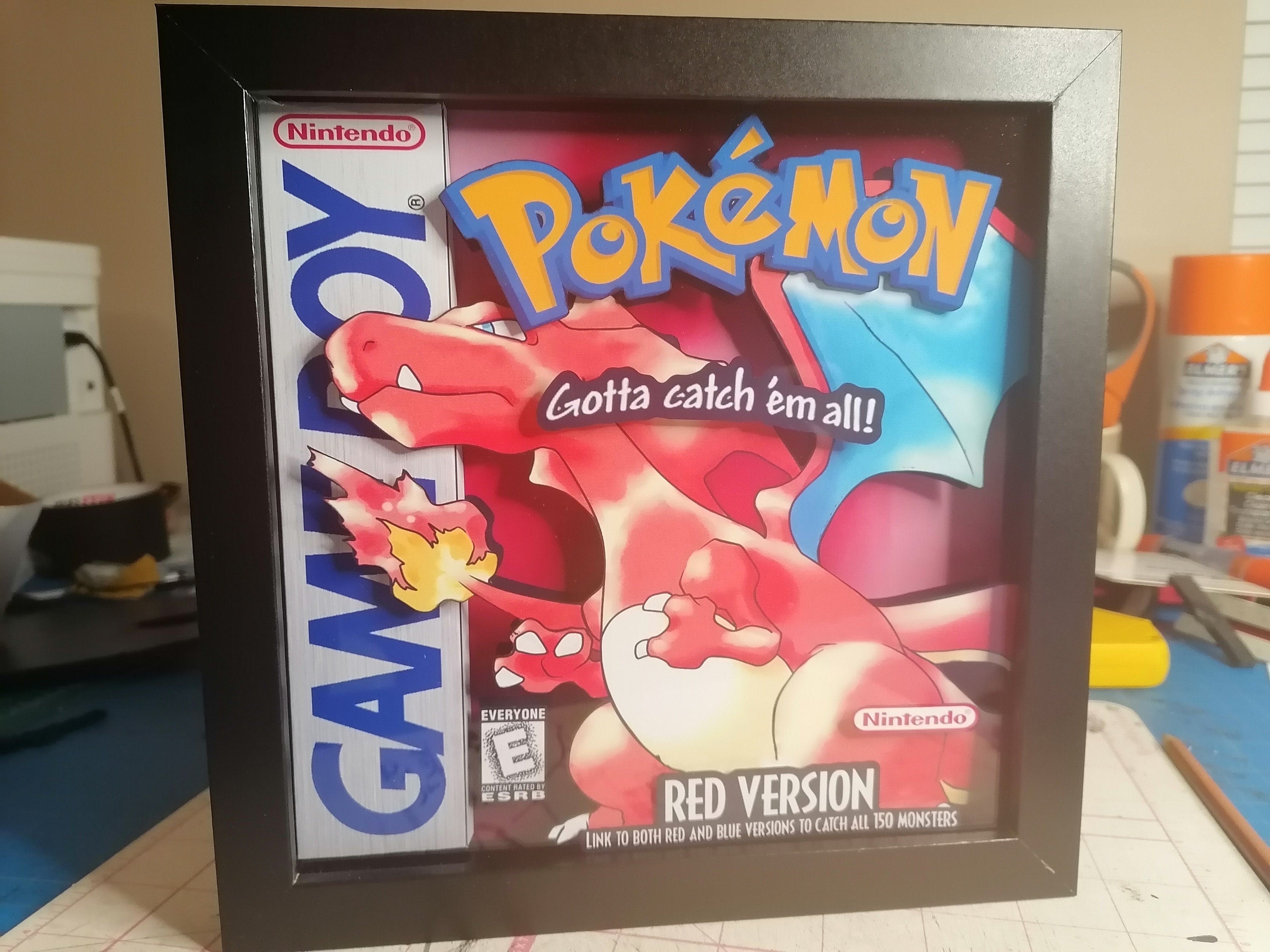 Charizard Pokémon Red 3d Shadowbox Diorama