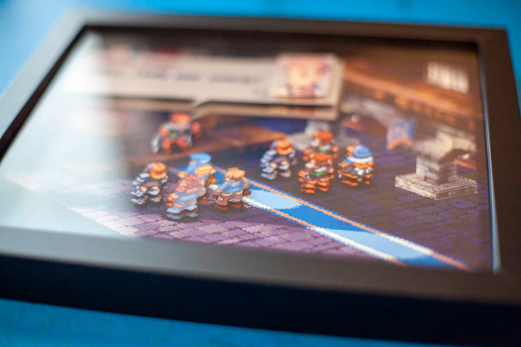 Final Fantasy Tactics Ready your Swords 3D Diorama