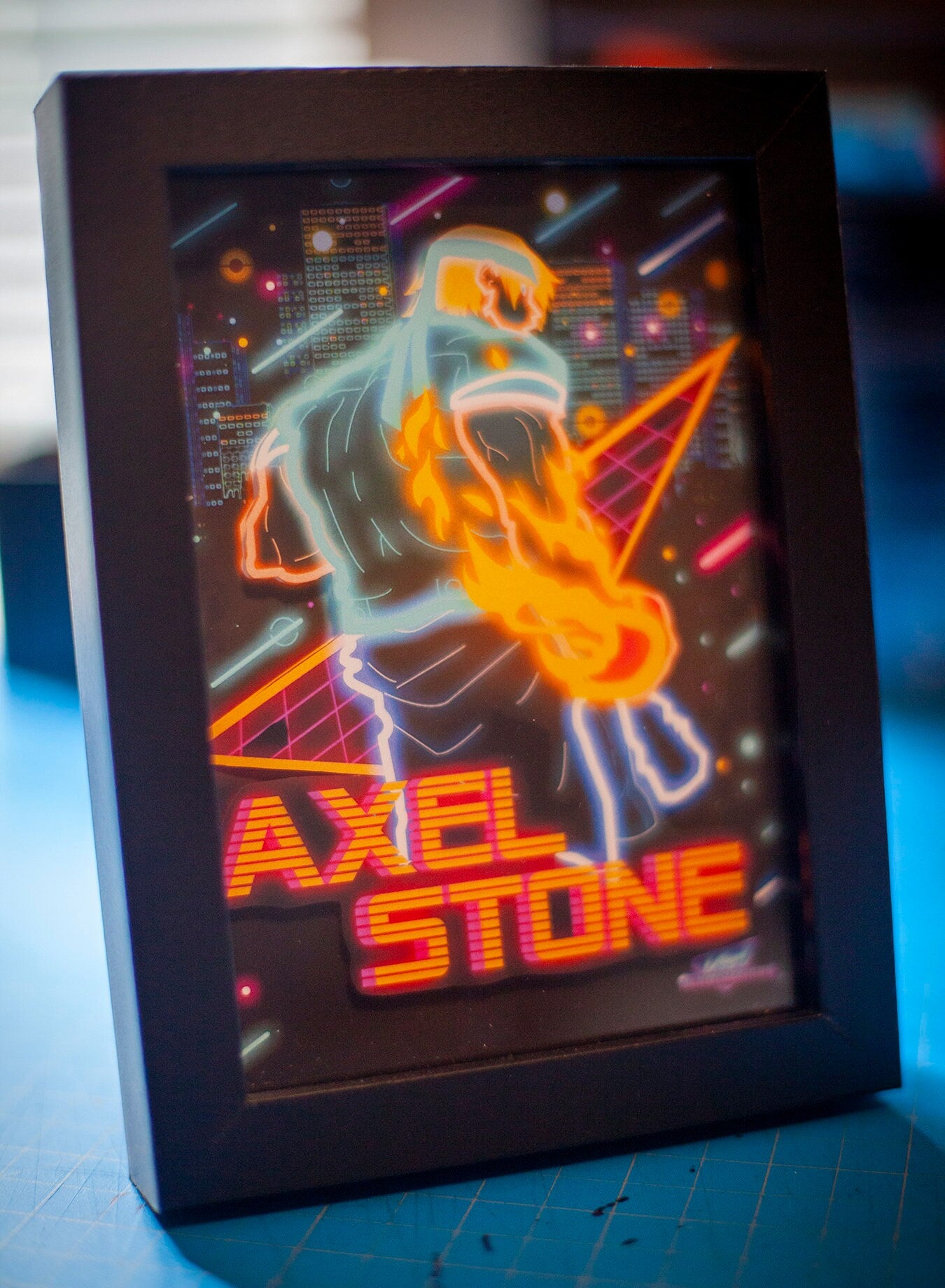 Axel Stone Led Shadowbox Diorama