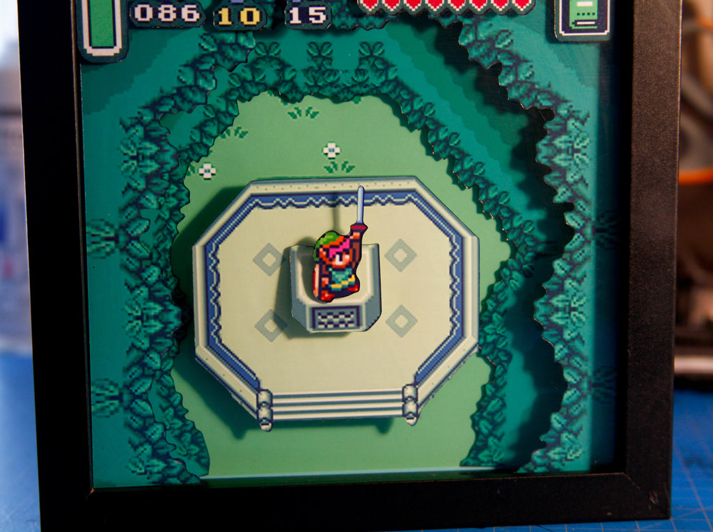 Legend of Zelda Videogame Shadowbox