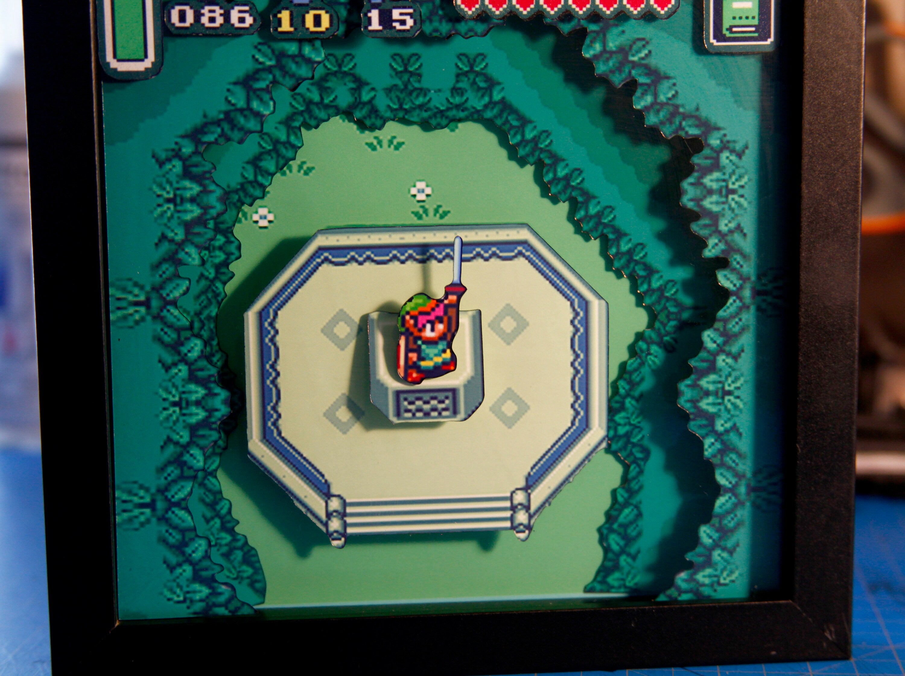 Legend of Zelda Videogame Shadowbox