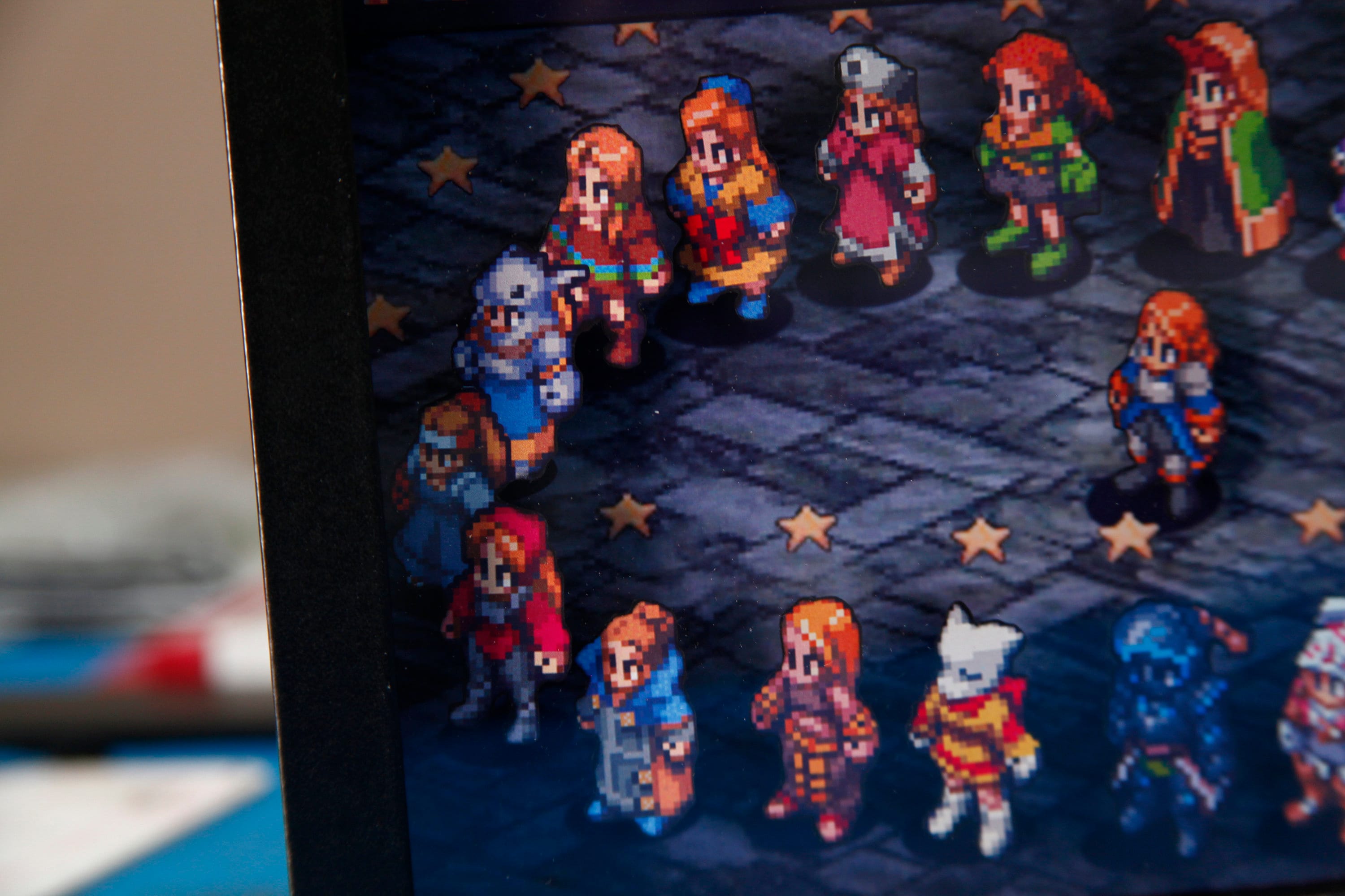 Final Fantasy Tactics Agrias Oaks Shadow box Diorama