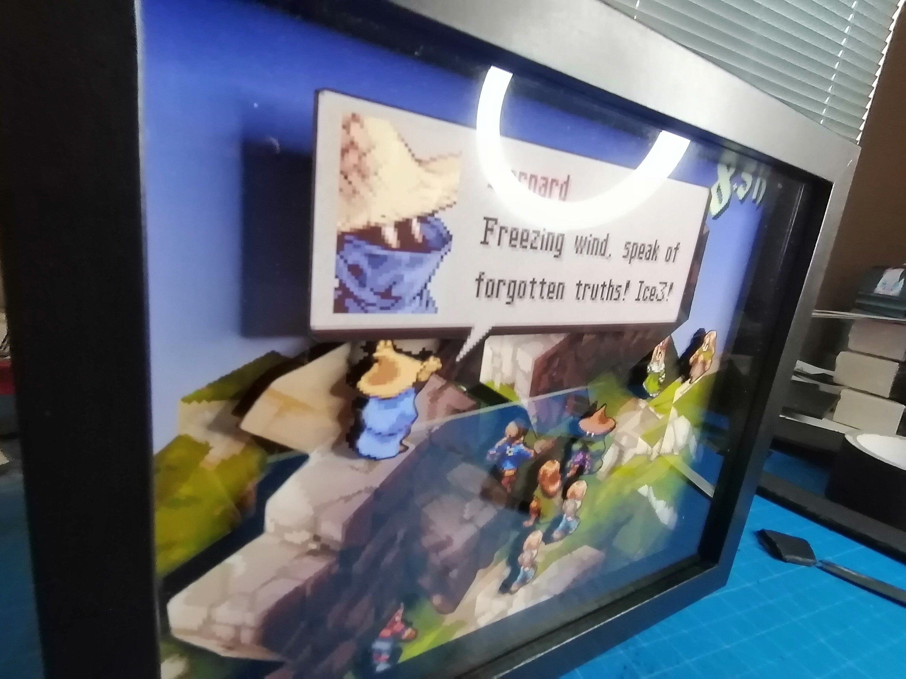 Final Fantasy Tactics framed 3D Wall Art