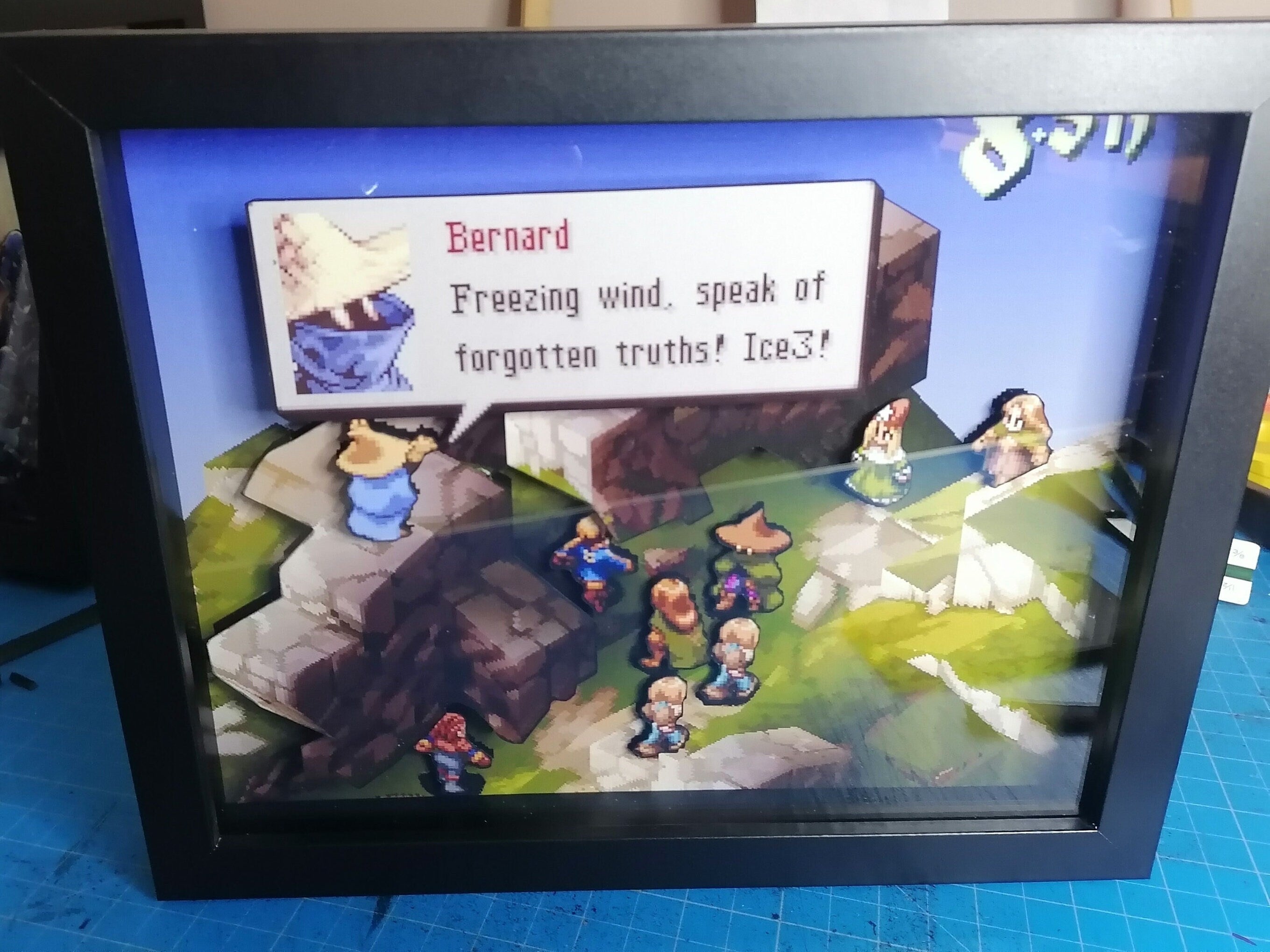 Final Fantasy Tactics framed 3D Wall Art