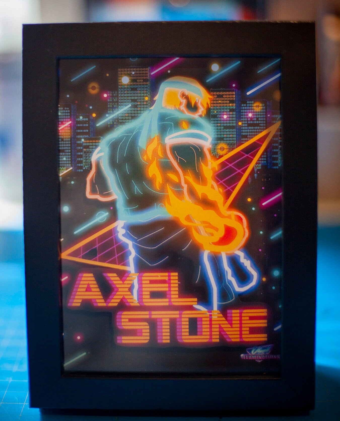 Axel Stone Led Shadowbox Diorama