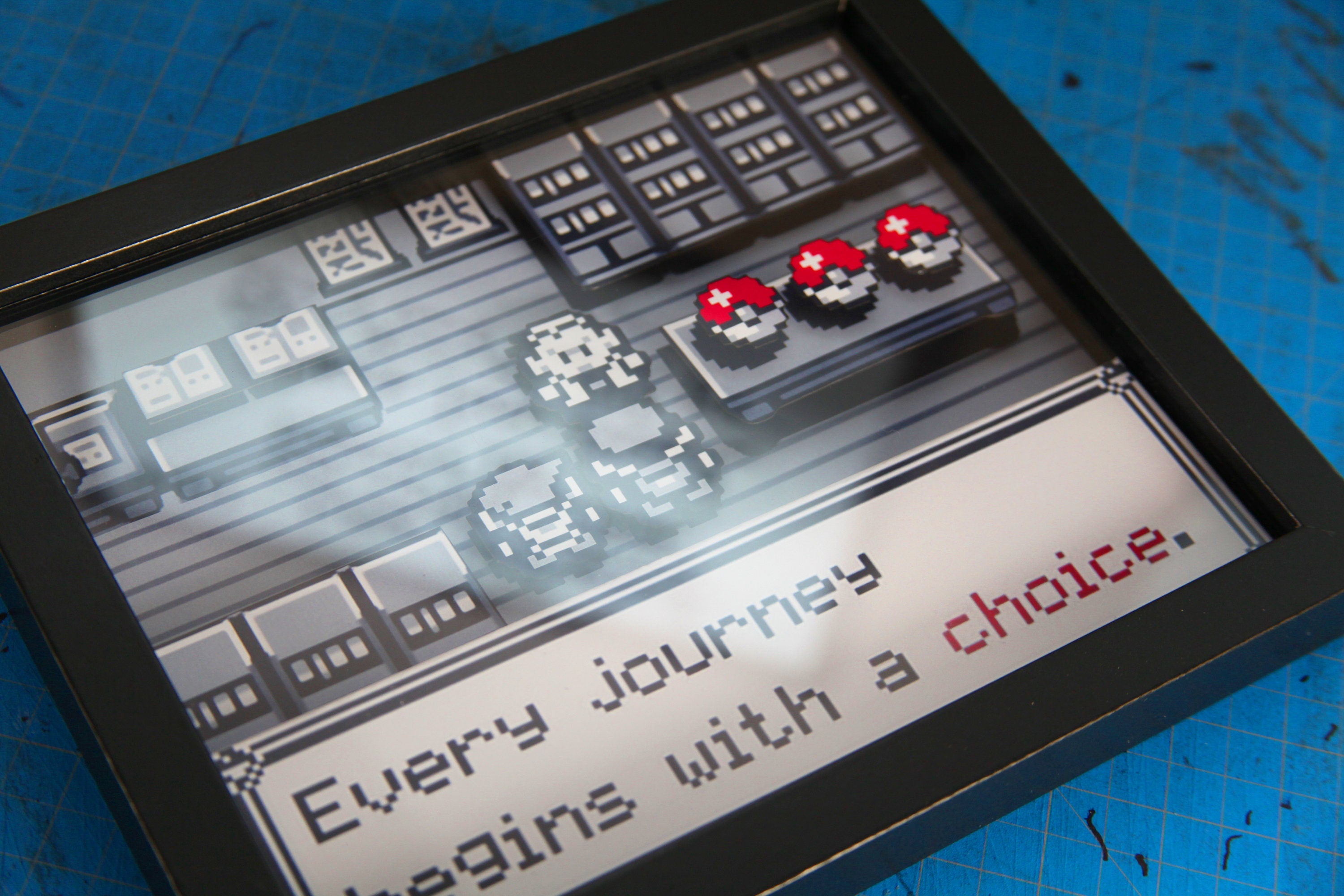 Pokemon red blue yellow | Unique Gift idea | Classic| Video game decor| Gift for him| Pokemon Gift for men| Pokemon gift for women| decor