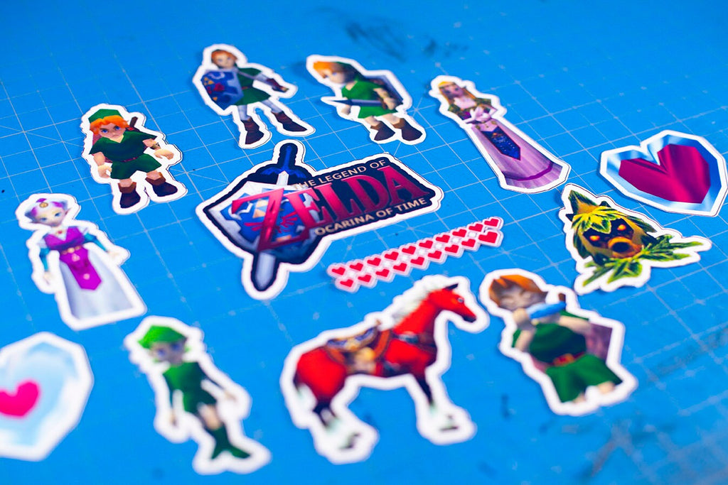 Videogame Sticker | Legend of Zelda stickers | Laptop iPad Bullet Journal Planner Vinyl Glossy Stickers