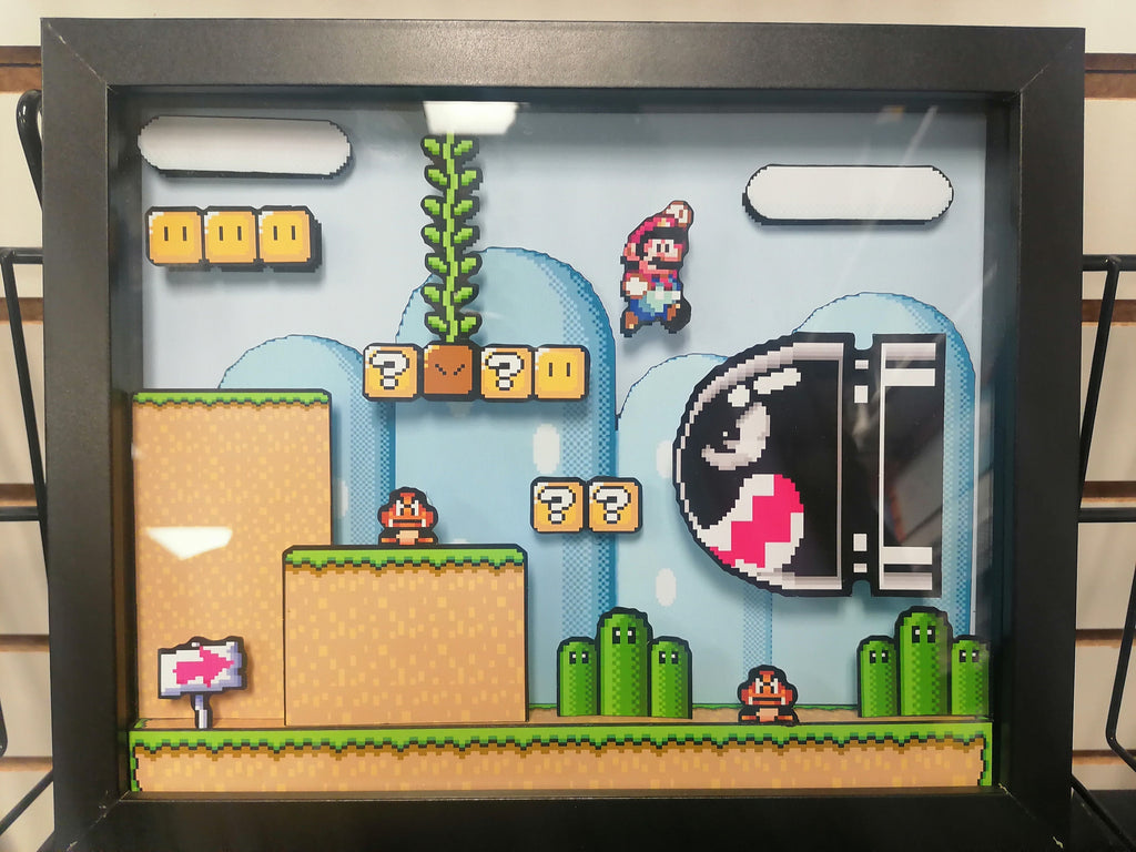 Super Mario World 3d shadowbox