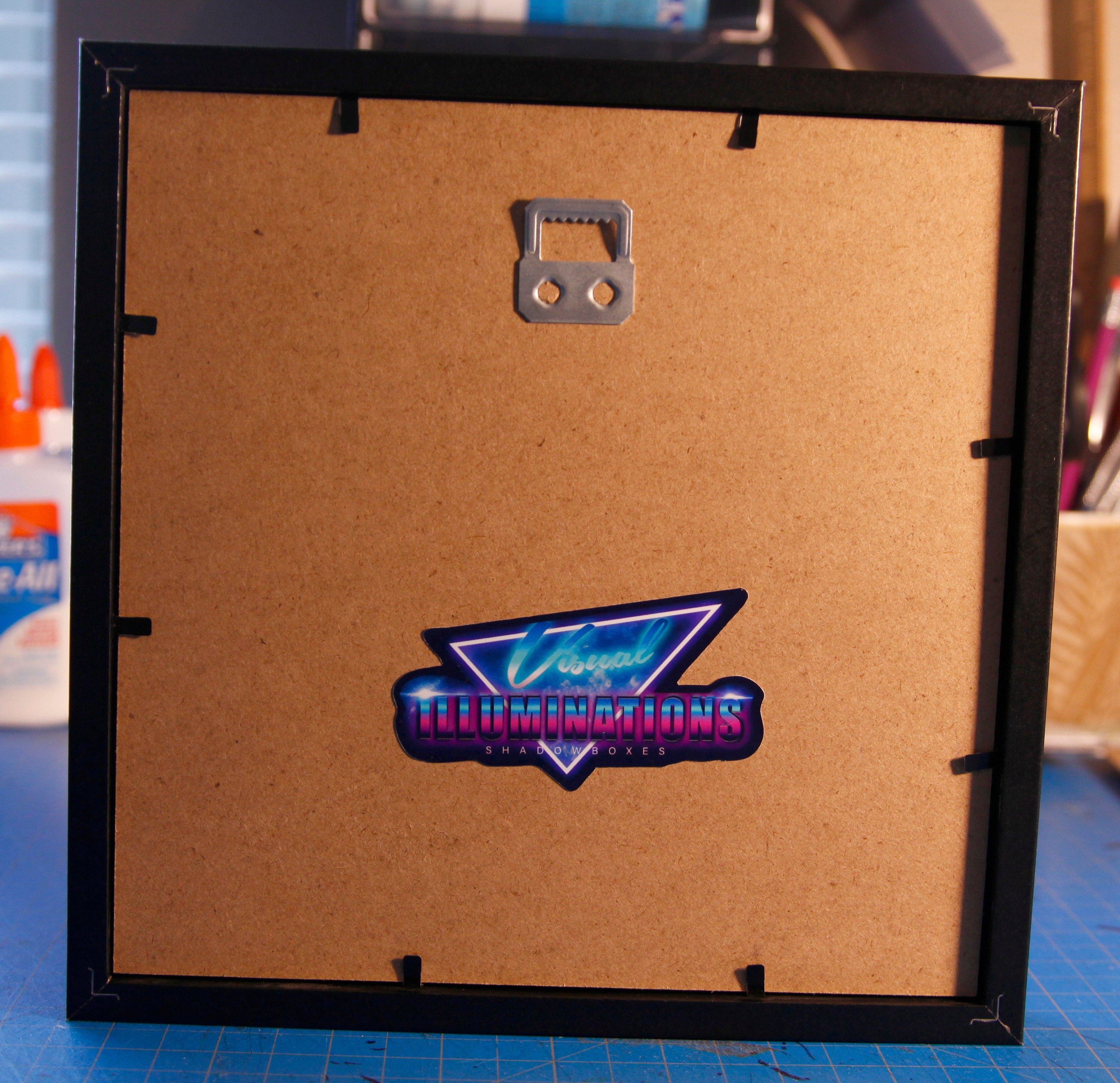 Super Metroid Title Screen Videogame Shadowbox
