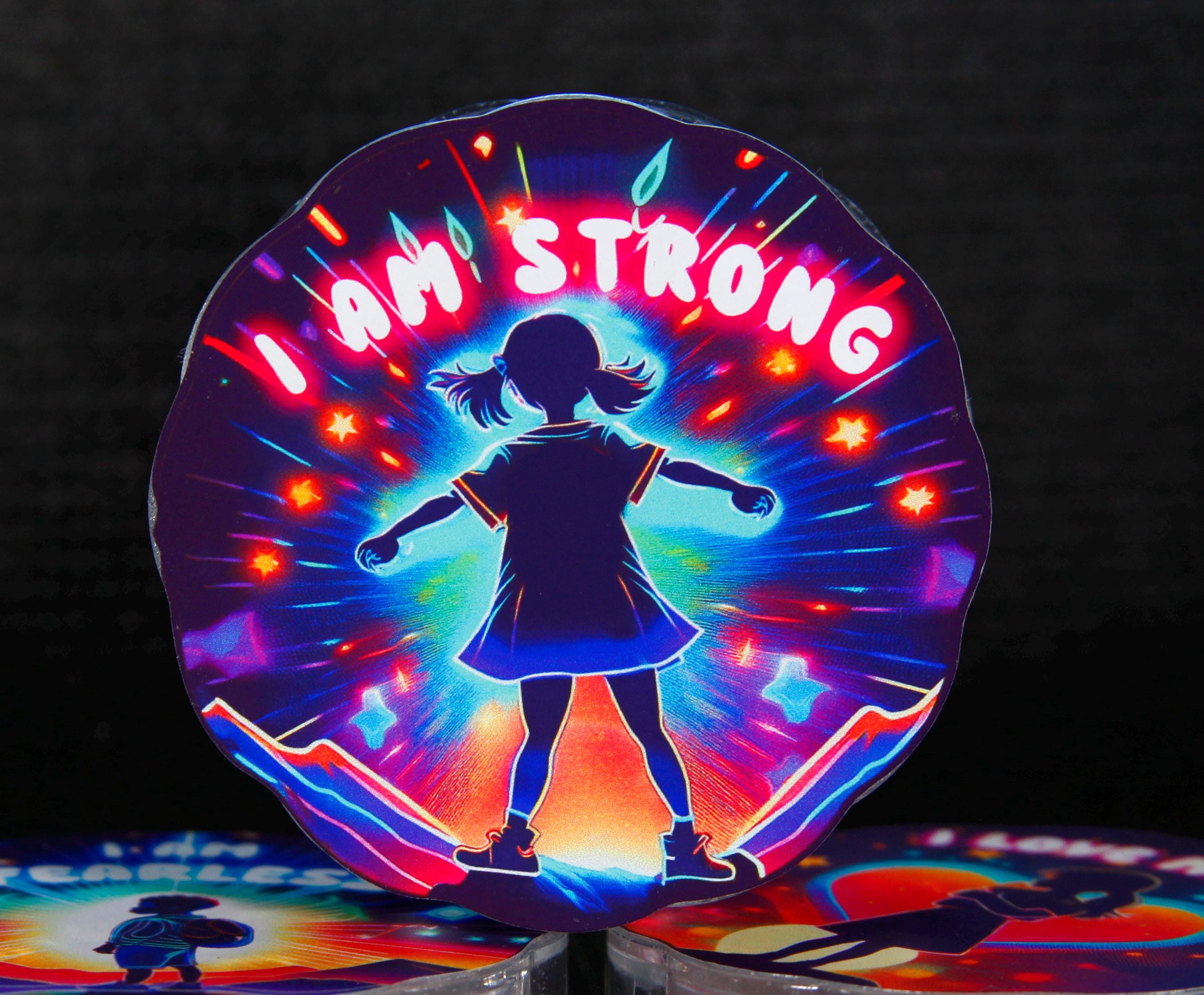 I am strong | Kids Affirmations| Motivational Light| Neon Light| Inspirational Quote| Birthday Gift| Christmas Gift|