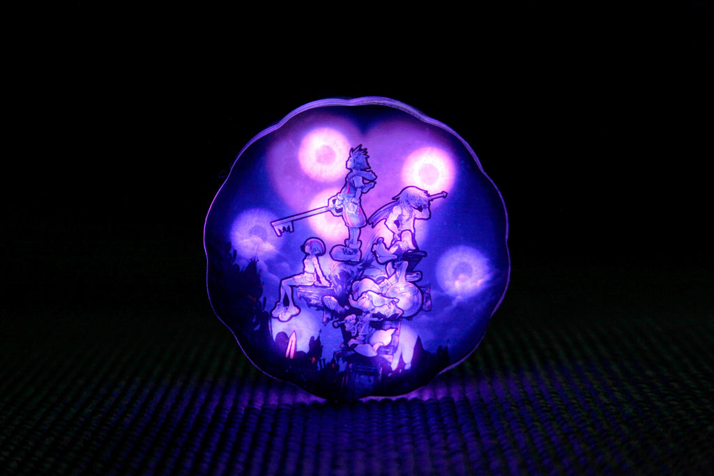 Kingdom Hearts LED Light - Custom Neon Lamp for Fans Gamers - Sora, Keyblade, & Heartless Design