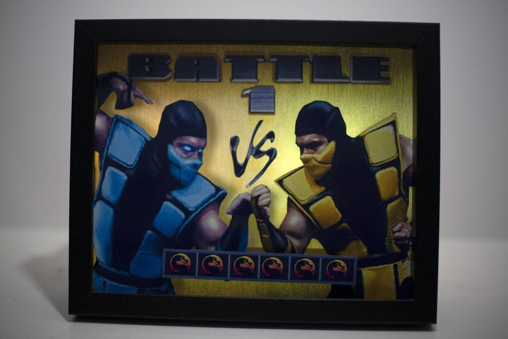 Mortal Kombat LED Shadowbox Diorama