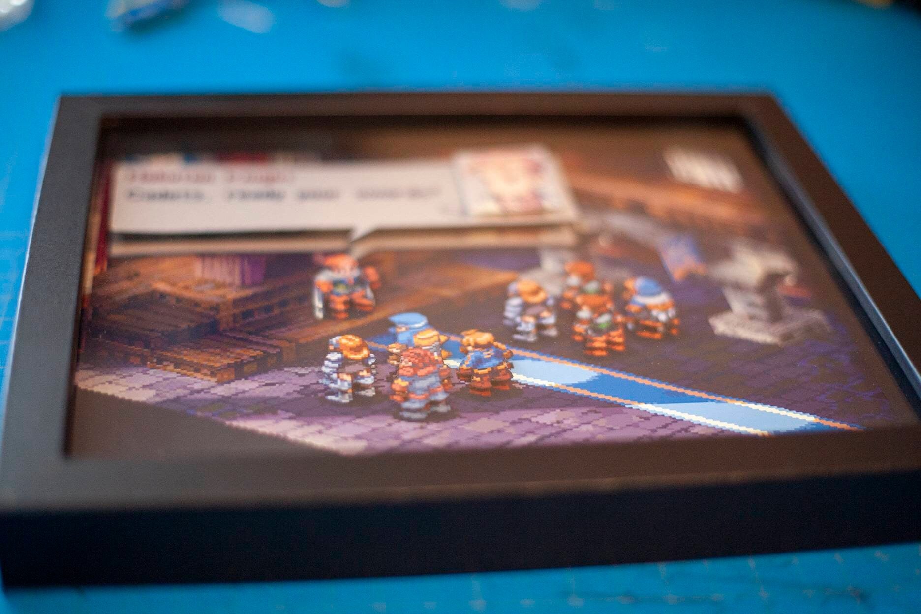 Final Fantasy Tactics Ready your Swords 3D Diorama
