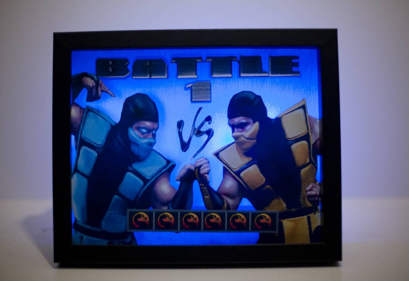 Mortal Kombat LED Shadowbox Diorama