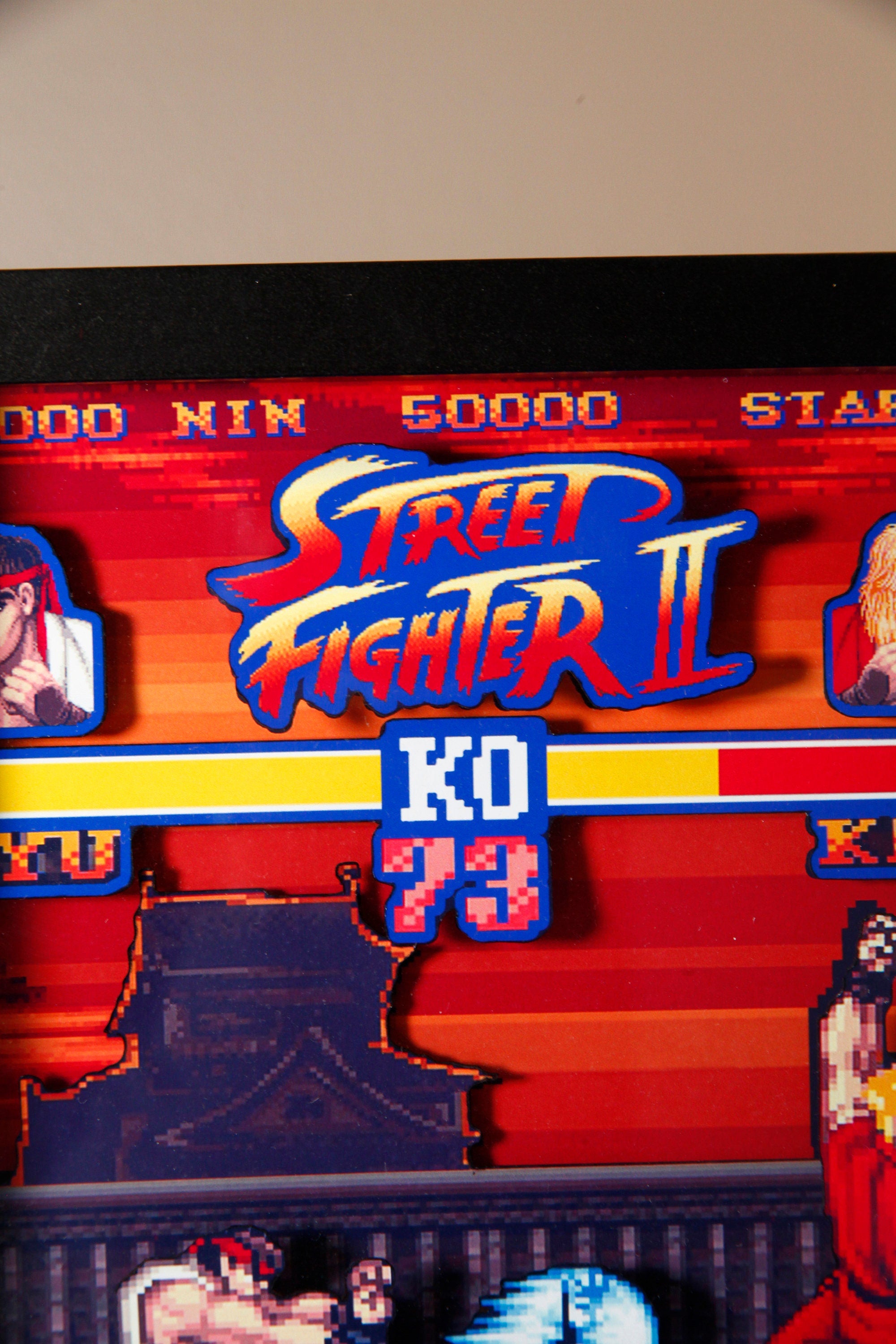 Street Fighter 2 3D shadow box