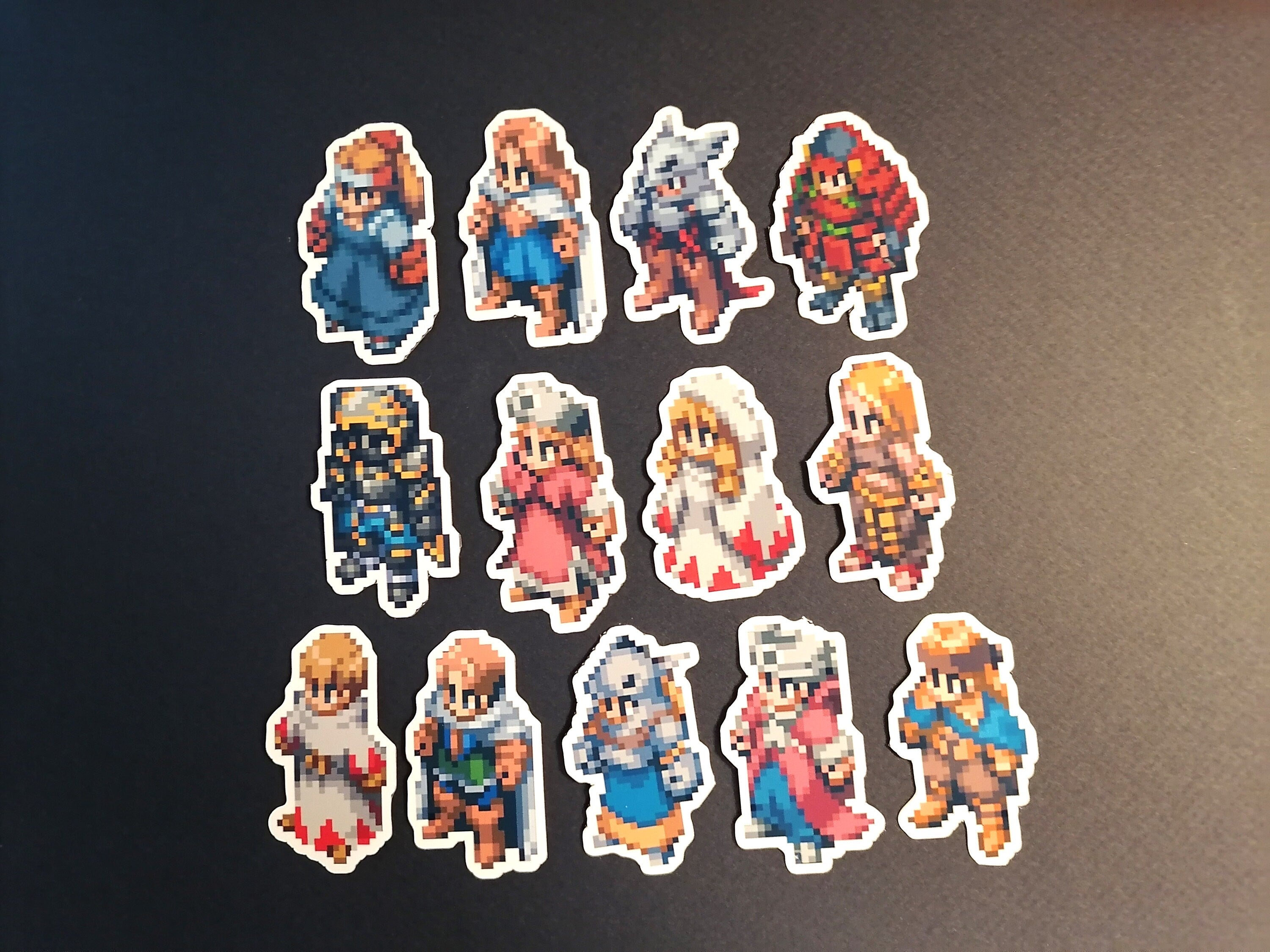 Videogame Sticker | Final Fantasy Tactics stickers | Laptop iPad Bullet Journal Planner Vinyl Glossy Stickers set 3